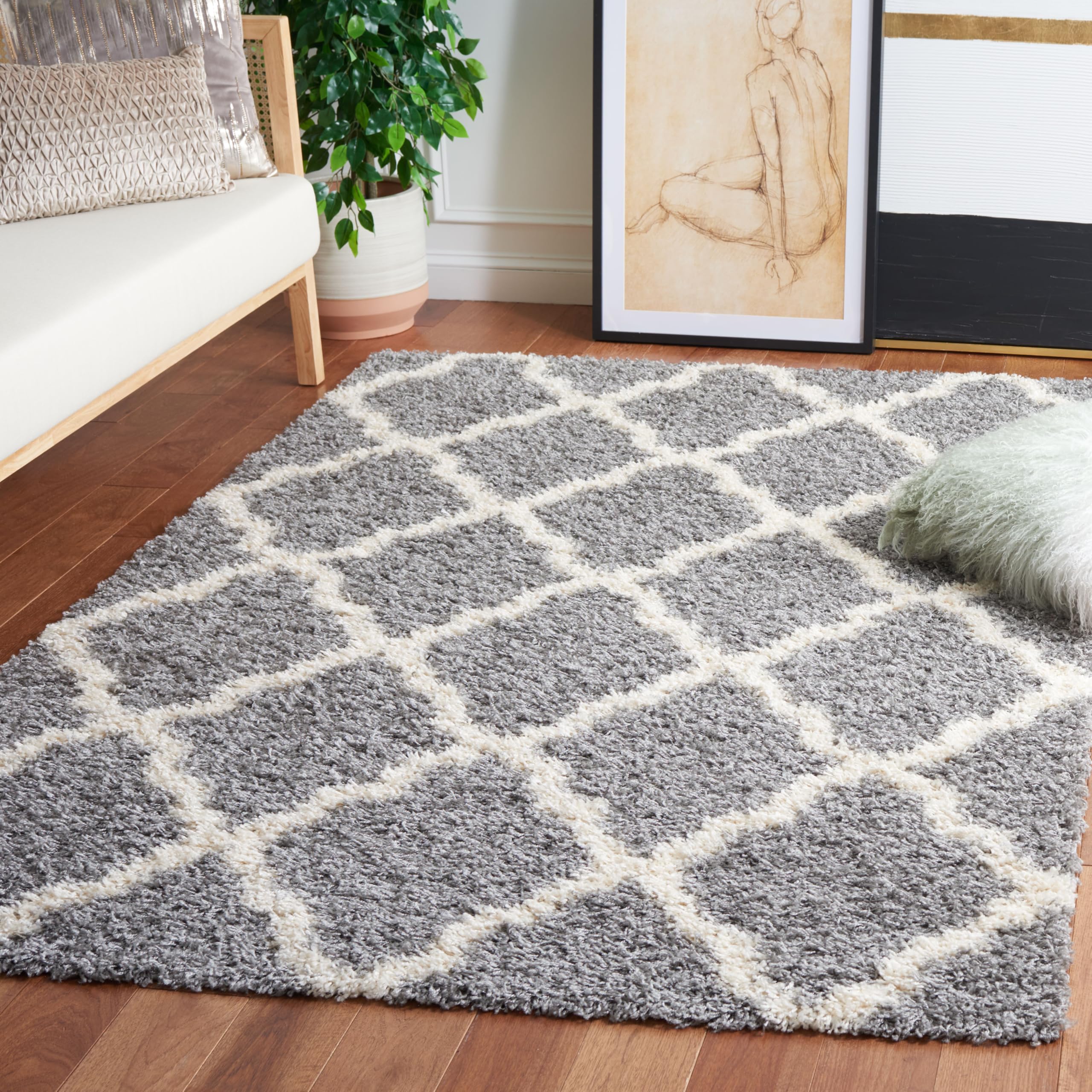 Amazon.com: SAFAVIEH Dallas Shag Collection Area Rug - 6' x 9