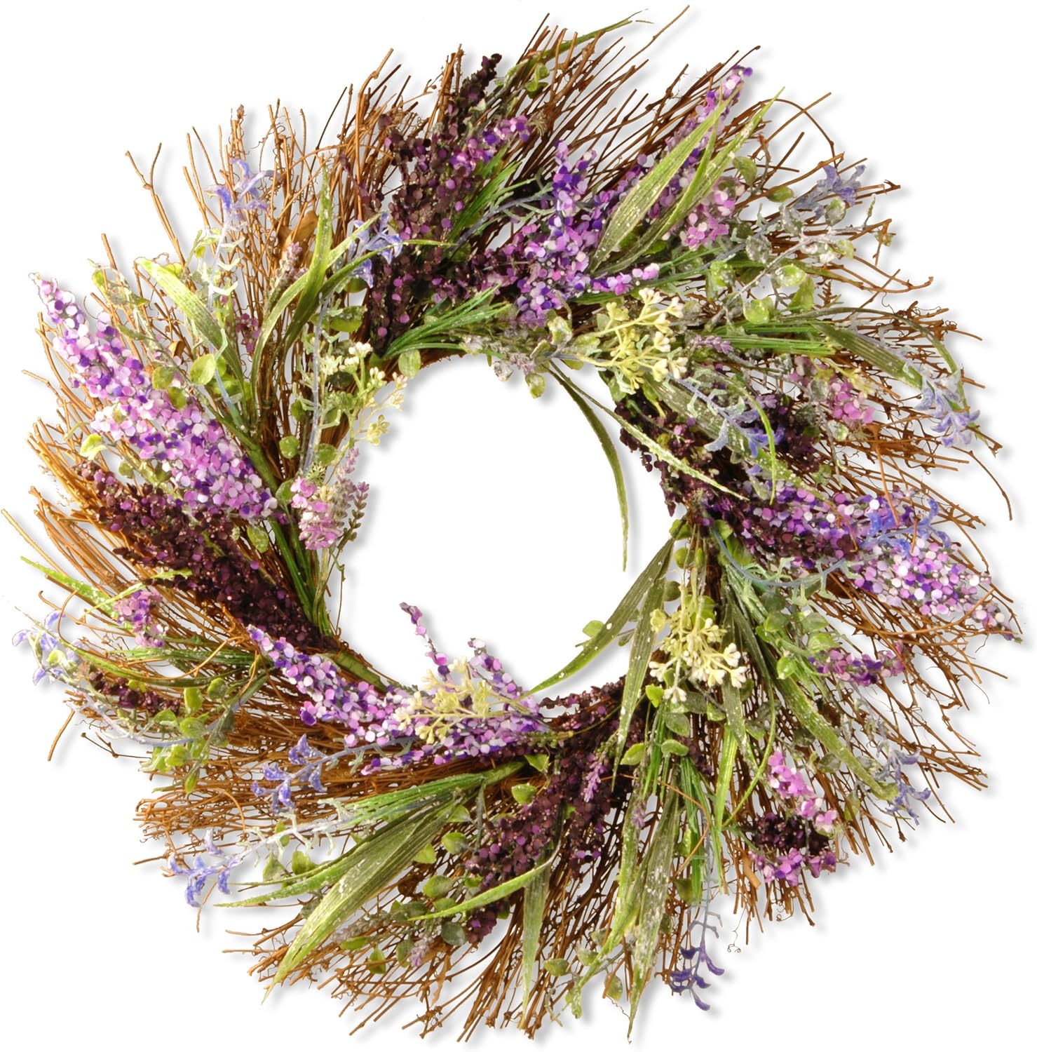 Венок из лаванды на дверь своими руками