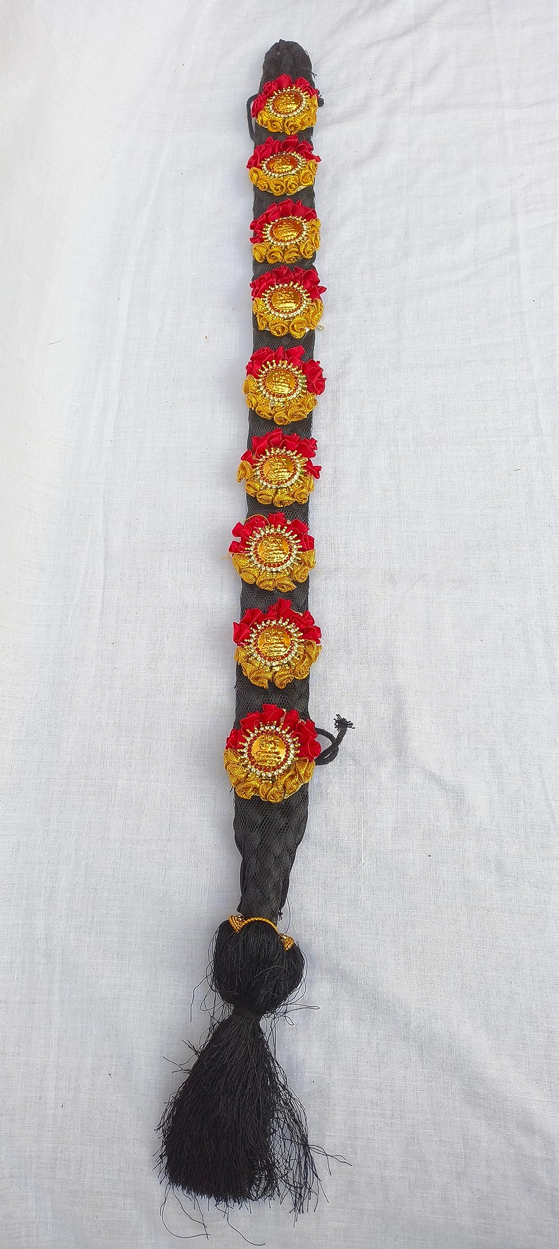 PUJA CELEBRATIONS Flower Lakshmi Jadai, Plair Bridal False, Choti Poola Jada Billalu, Ornaments Bharatanatyam Kuchipudi Classical Dance Jewelry for women Size: 31x4 inches Single Piece (B0CF56MZD2) Amazon Price History, Amazon Price Tracker