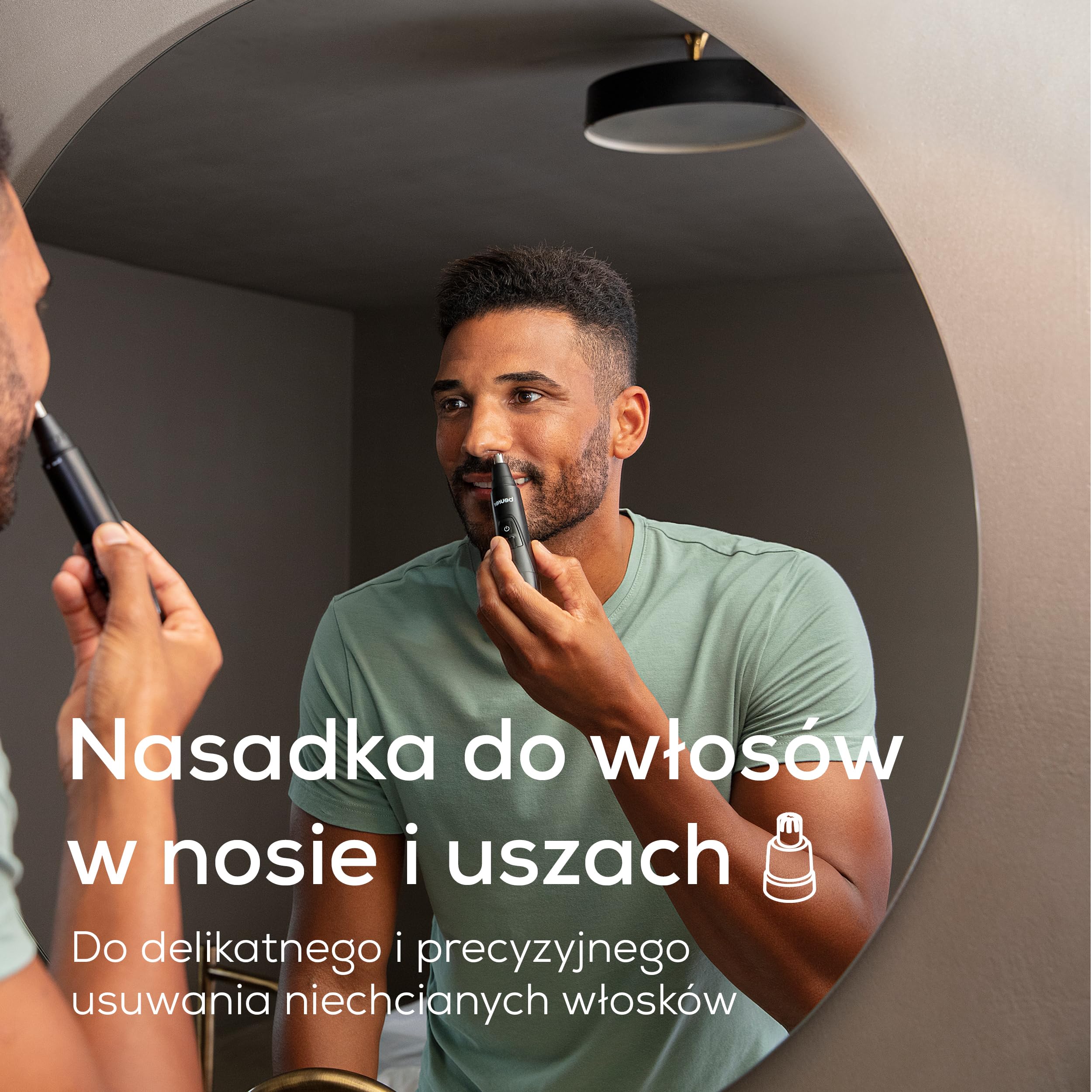 Beurer MN2X trymer precyzyjny, bateryjna Maszynka do strzyżenia włosów, 3 wysokiej jakości Końcówki, trymer do modelowania i przycinania włosków nosa, uszu i brwi, wodoszczelny