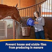 Vista 4 de Farnam SimpliFly - Control de moscas para caballos, 3.75 libras, suministro para 60 días, pellets aprobados por la EPA para prevenir moscas estables