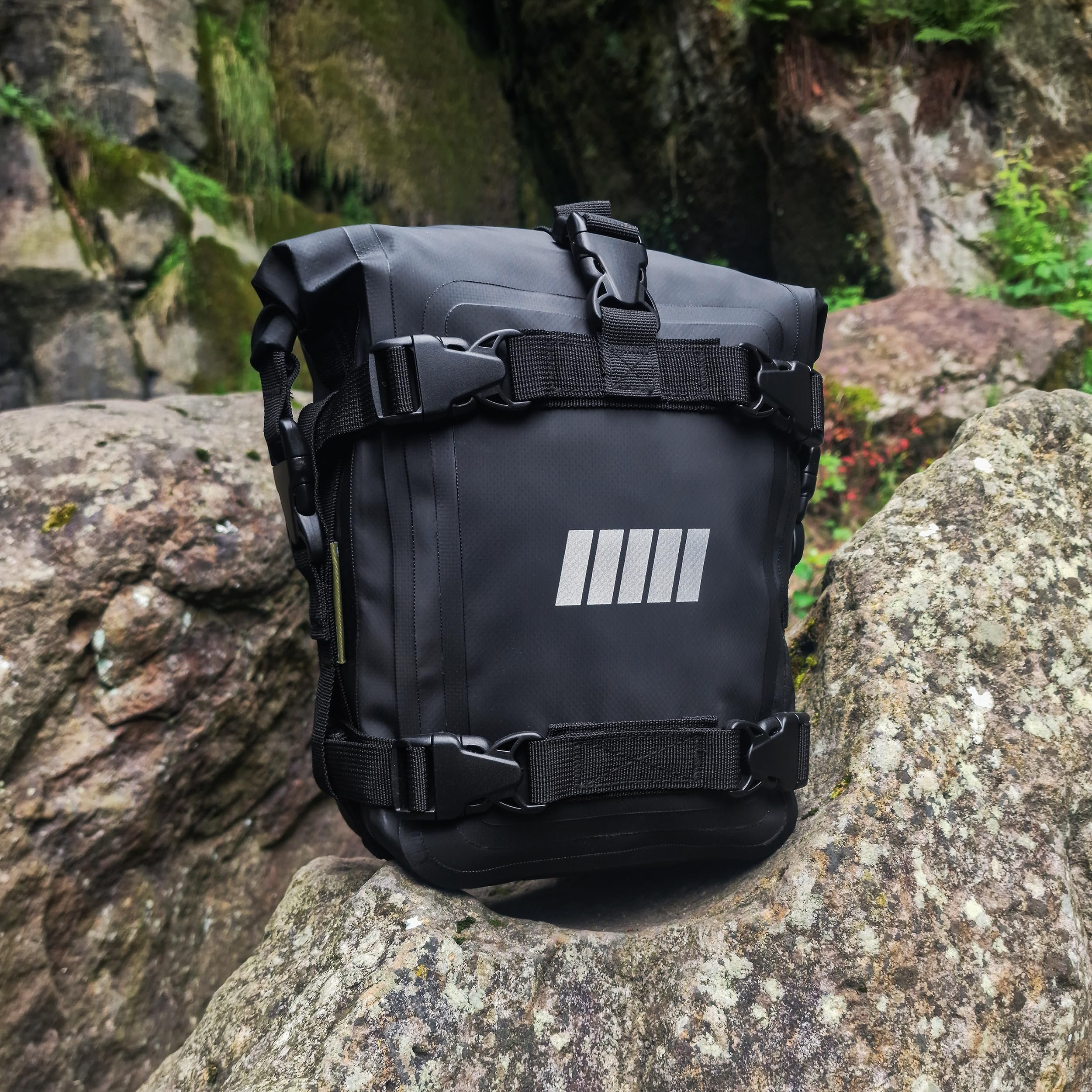 ZIEGER SCHNORR Sturzbügeltasche 6L - wasserdichte Crash Bar Bag passend für Motorrad