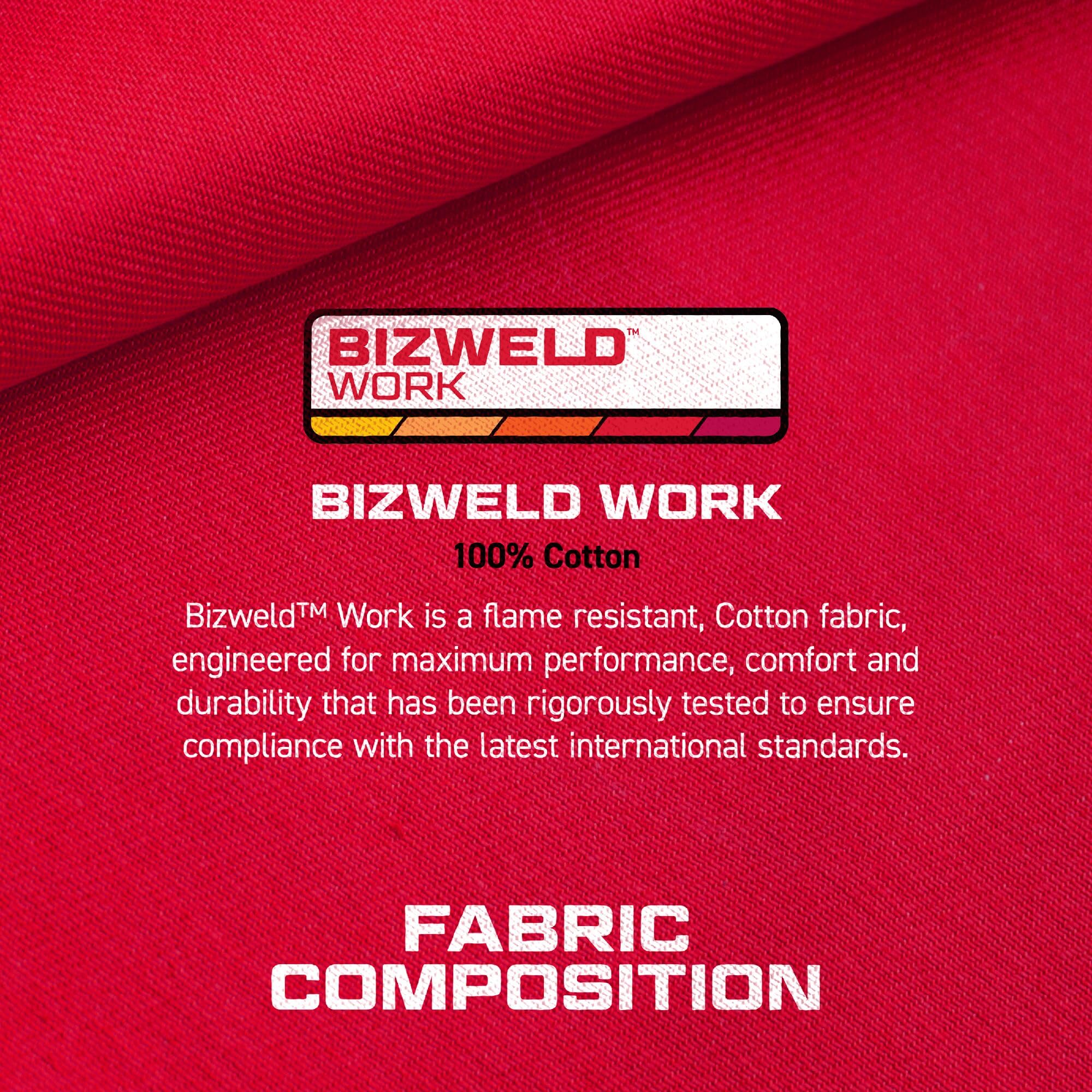 Portwest Chaqueta Bizweld BIZ2BKRL, L, Negro
