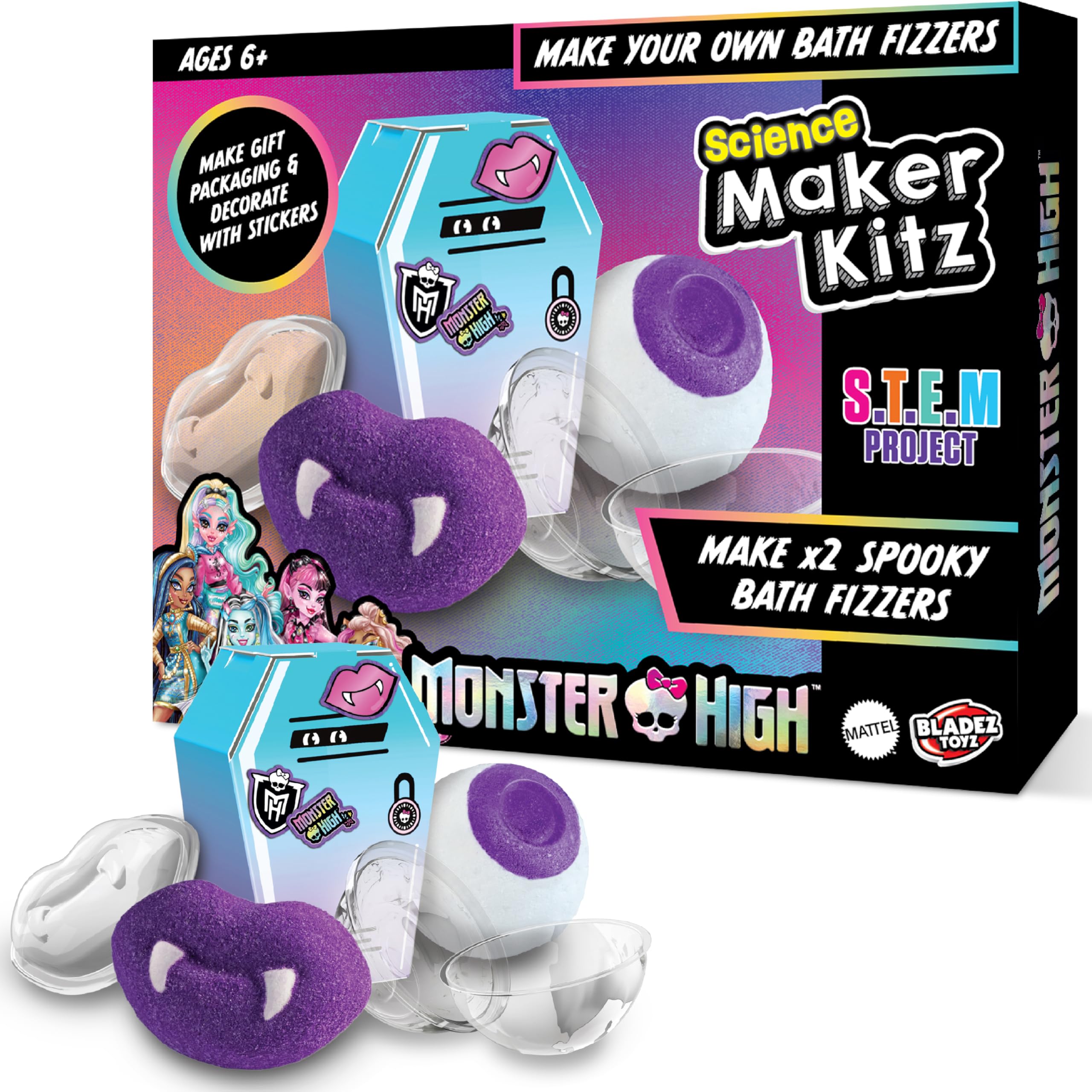 BLADEZ Barbie Bath Fizzers, Make Your Own PinkYellow