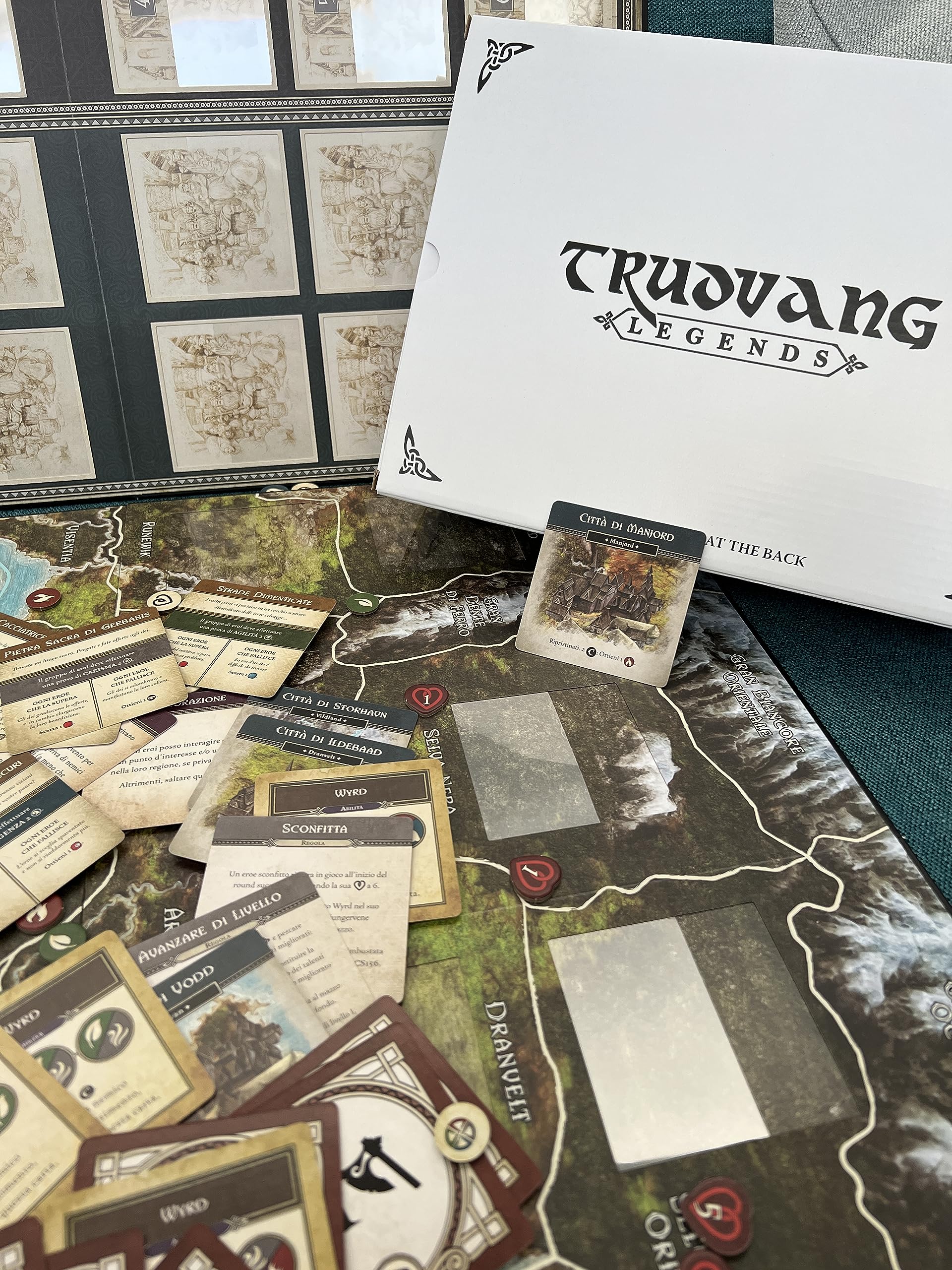 Asmodee - Trudvang Legends, Gioco da Tavolo, 14+ Anni, 1-4 Giocatori, Edizione in Italiano