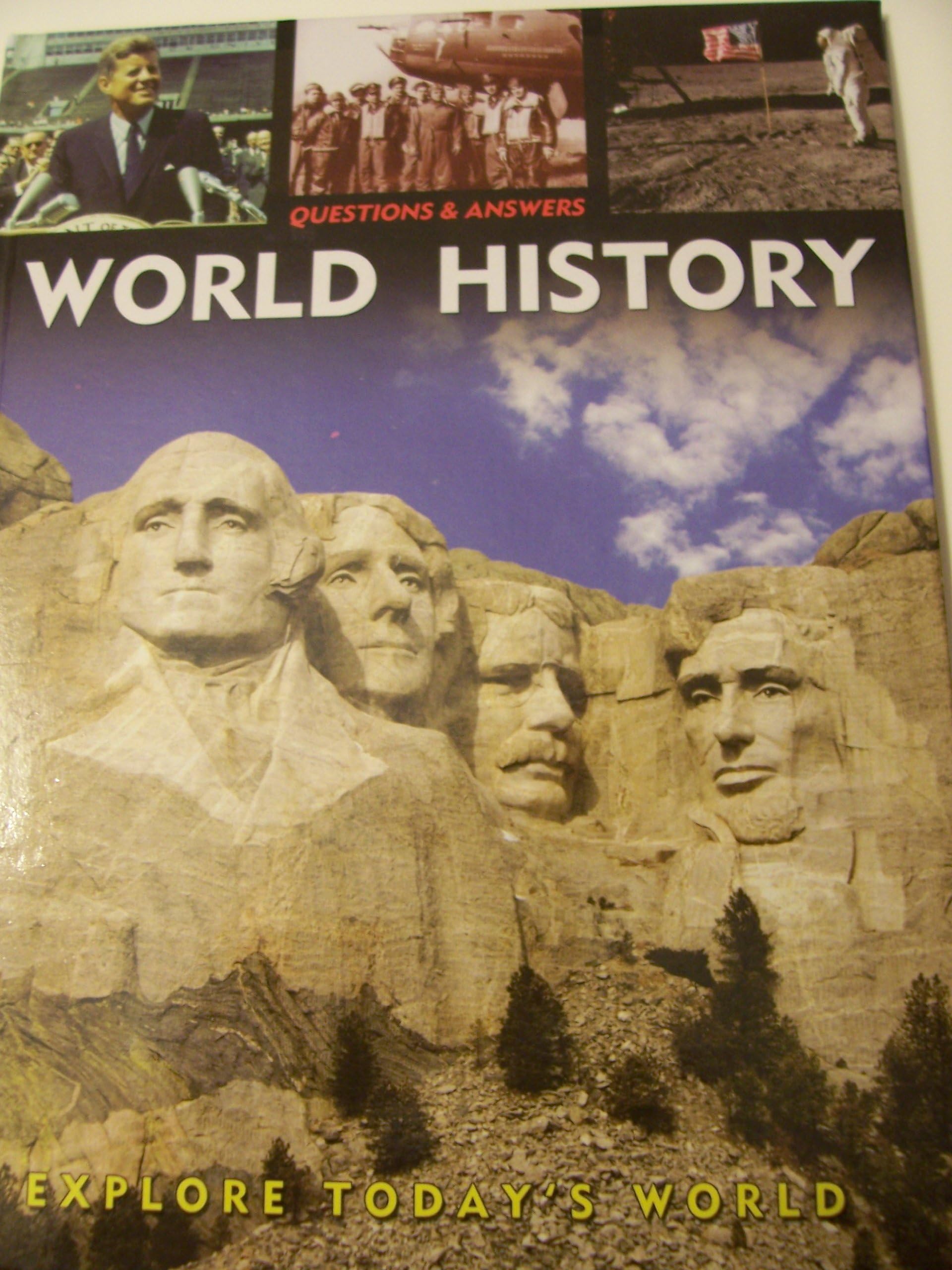 Questions & Answers Educational Hardcover Books ~ World History