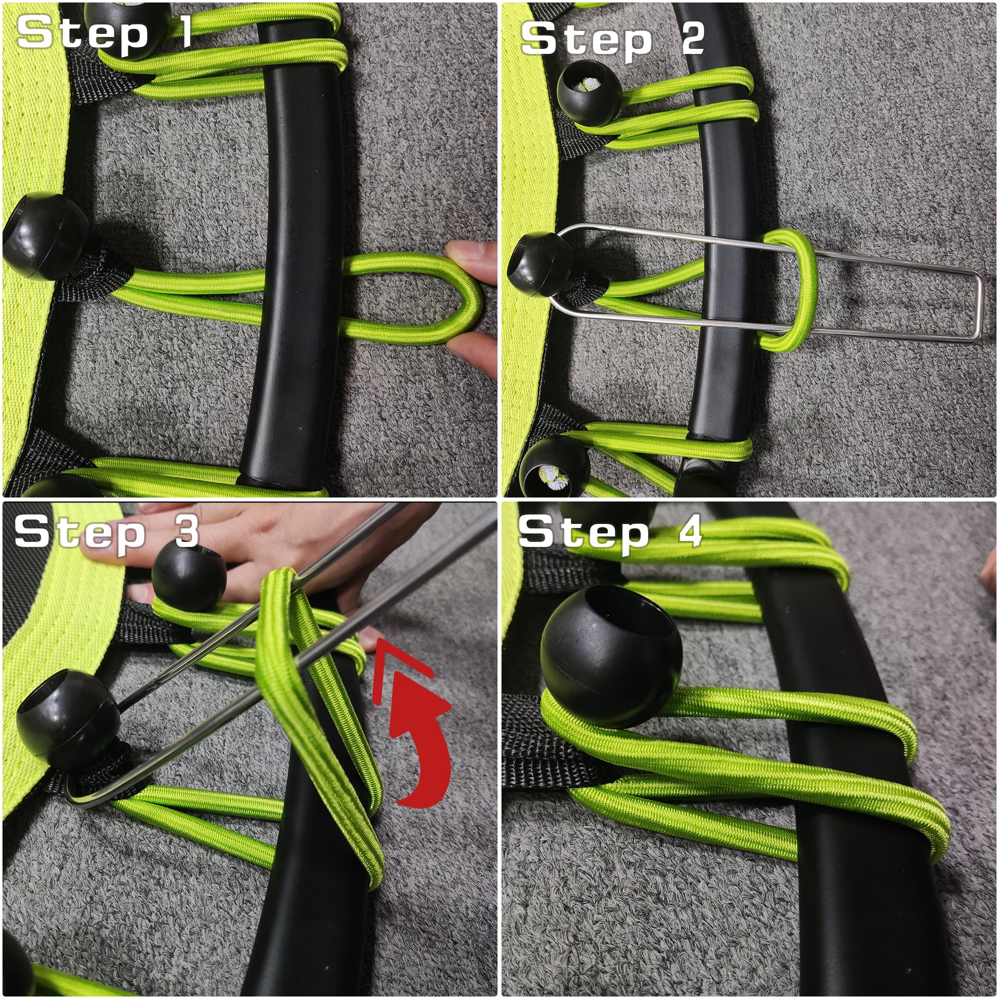 DARCHEN Rebounder Mini trampoline de 150 kg pour adulte, petit trampoline d'intérieur pour l'exercice, l'entraînement, le fitness, trampoline élastique au design amélioré pour un rebond plus sûr et