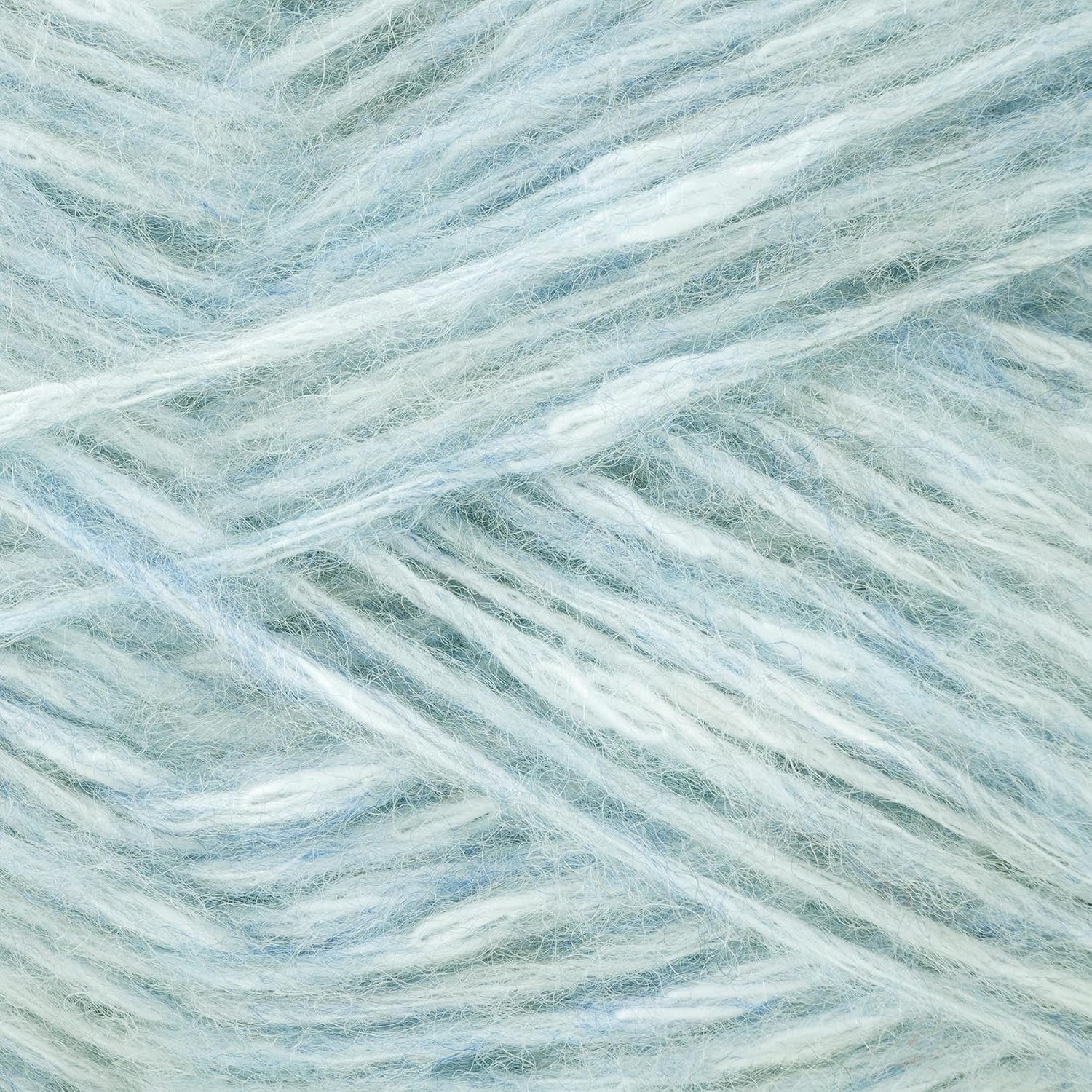 Loops & Threads Heathered Tweed Yarn - Yarn for Knitting, Crochet, Weaving, and Arts & Crafts - Blue, Polyester Blend, 5.29 oz