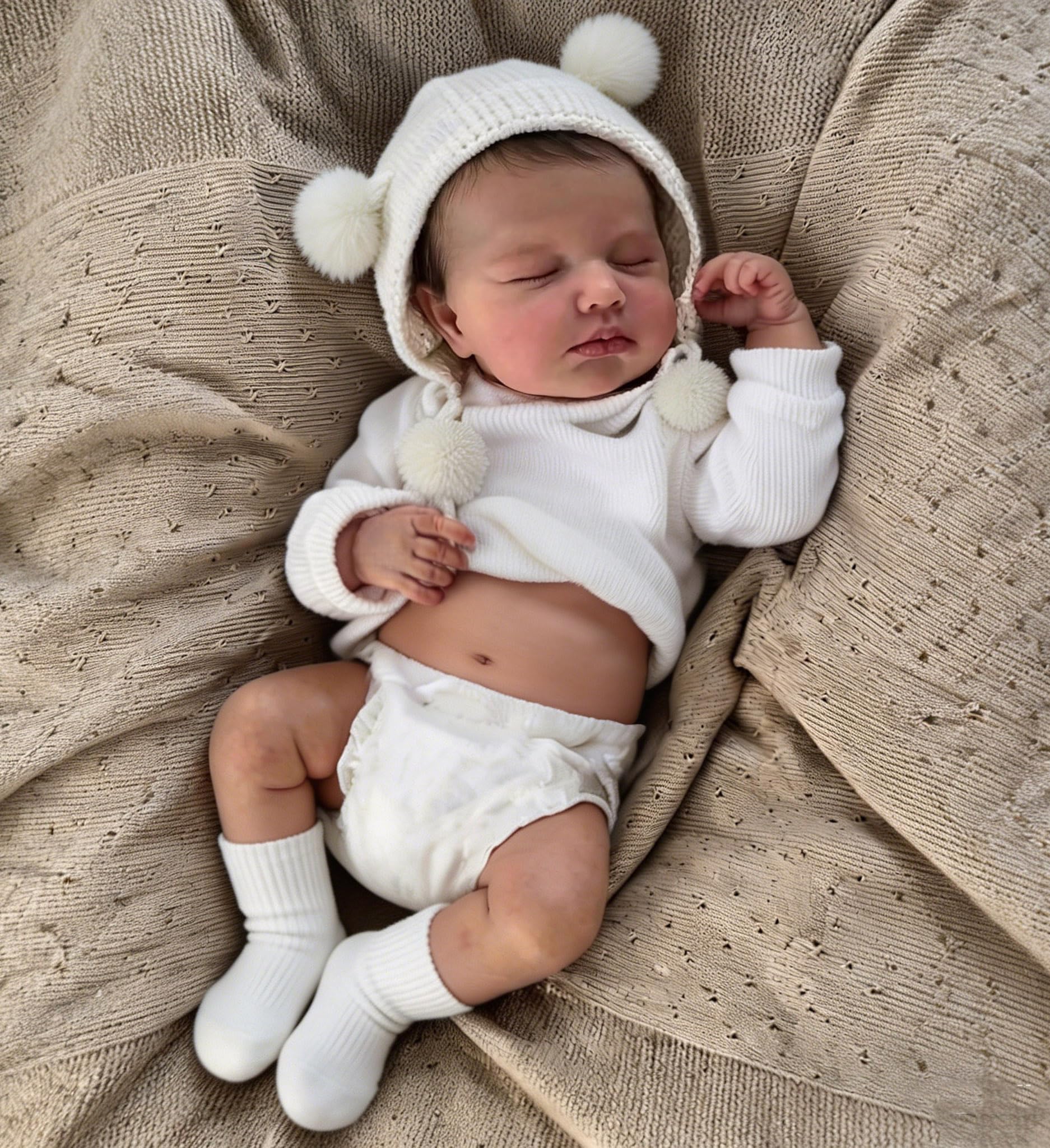 Zero pam Lifelike Reborn Baby Dolls Boy-50CM Reborn Dolls Full Body Vinyl, Realistic Baby Doll, Lifelike Babys Doll For Girls