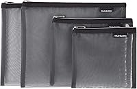 Vista 2 de Travelon Juego de 4 bolsas de malla, Gris, Travelon Juego de 4 bolsas de malla