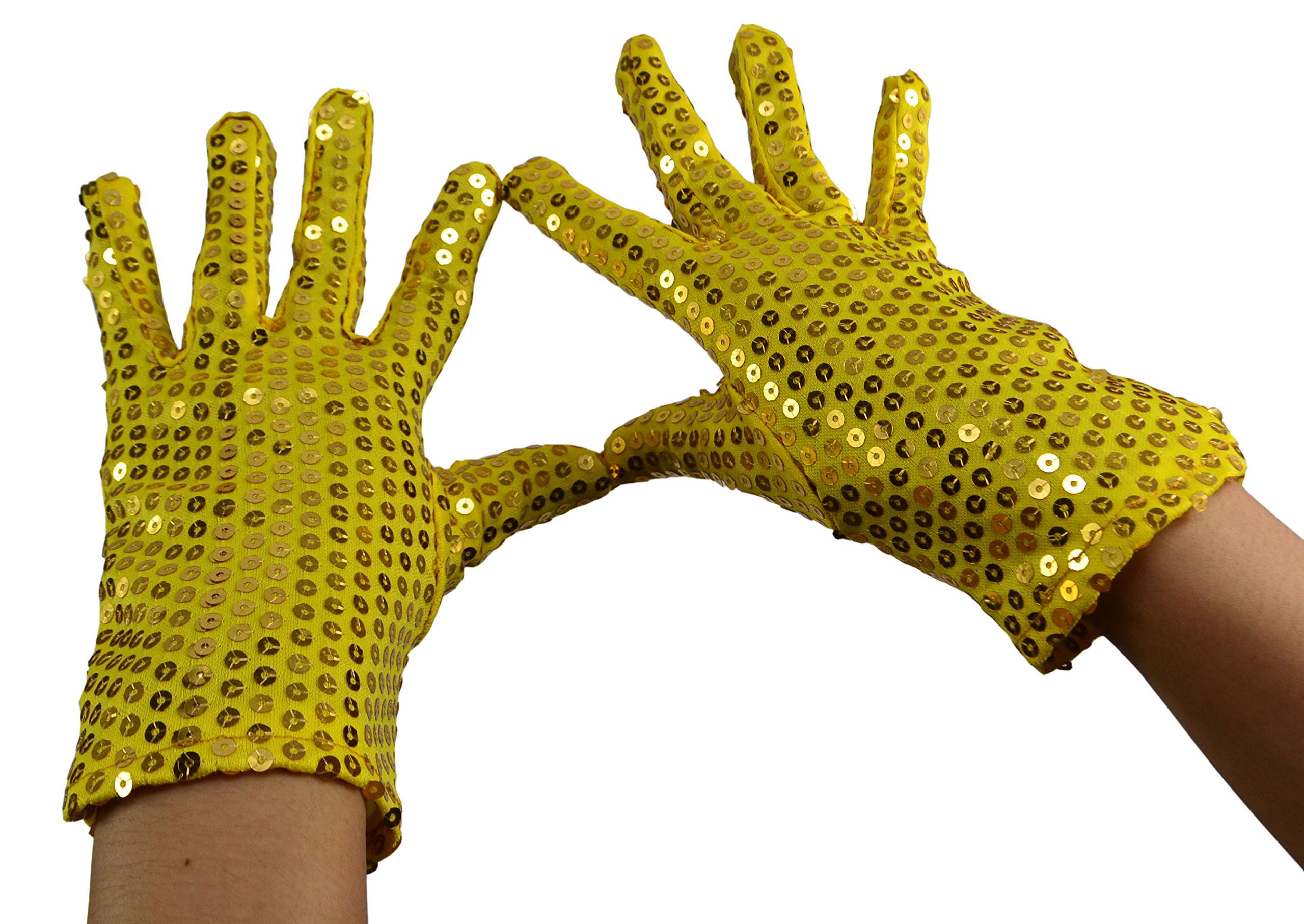 Sequin Glove, Sparkle Bling Performance Glove for 80s or 90s Dress Up & Rave Party & Halloween or Punk L-P-S-T1