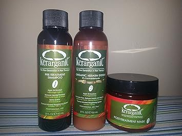 Amazon.com: Kerarganic - Kit de sistema de queratina orgánica sin  formaldehído, queratina con nanopartículas de oro de 24 quilates para  intensificar el brillo y el milagro de Marruecos - aceite de argán (