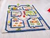 IVI Thick 3D Childrens Play Mat & Rug in A Colorful Town Design for Kids with Soccer Field, Car Park & Roads, Blue, 32 x 45 inches