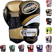 Vista 13 de Farabi Guantes de boxeo Pro Fighter Sparring Gym Bag Punching Focus Pad Mitts