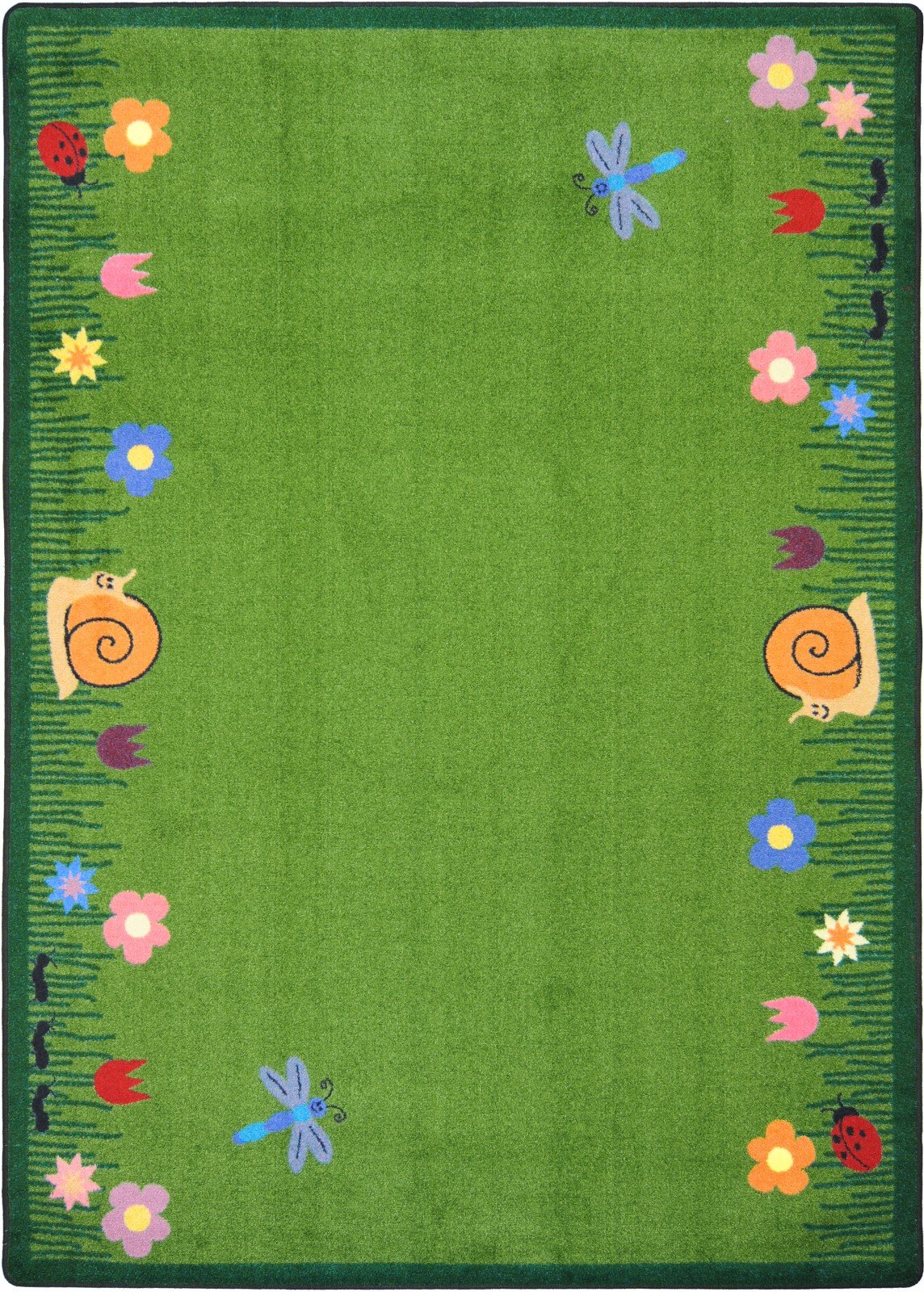 Kid Essentials Summer Friends Multi 5'4" x 7'8" Joy Carpet Rug (1717)