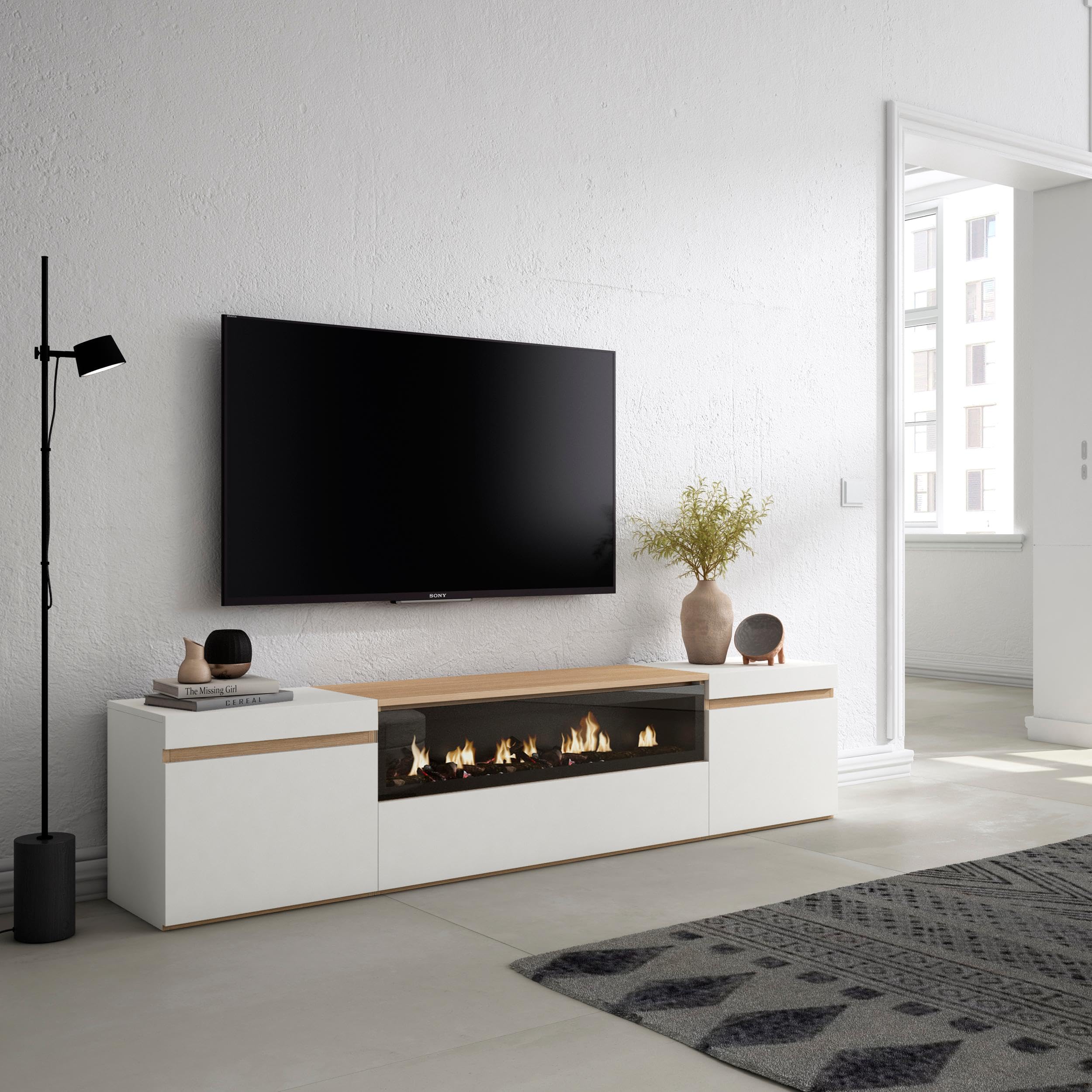 Scrivano TV Cabina Skraut Home 80 Pollici Moderna - Dettaglio
