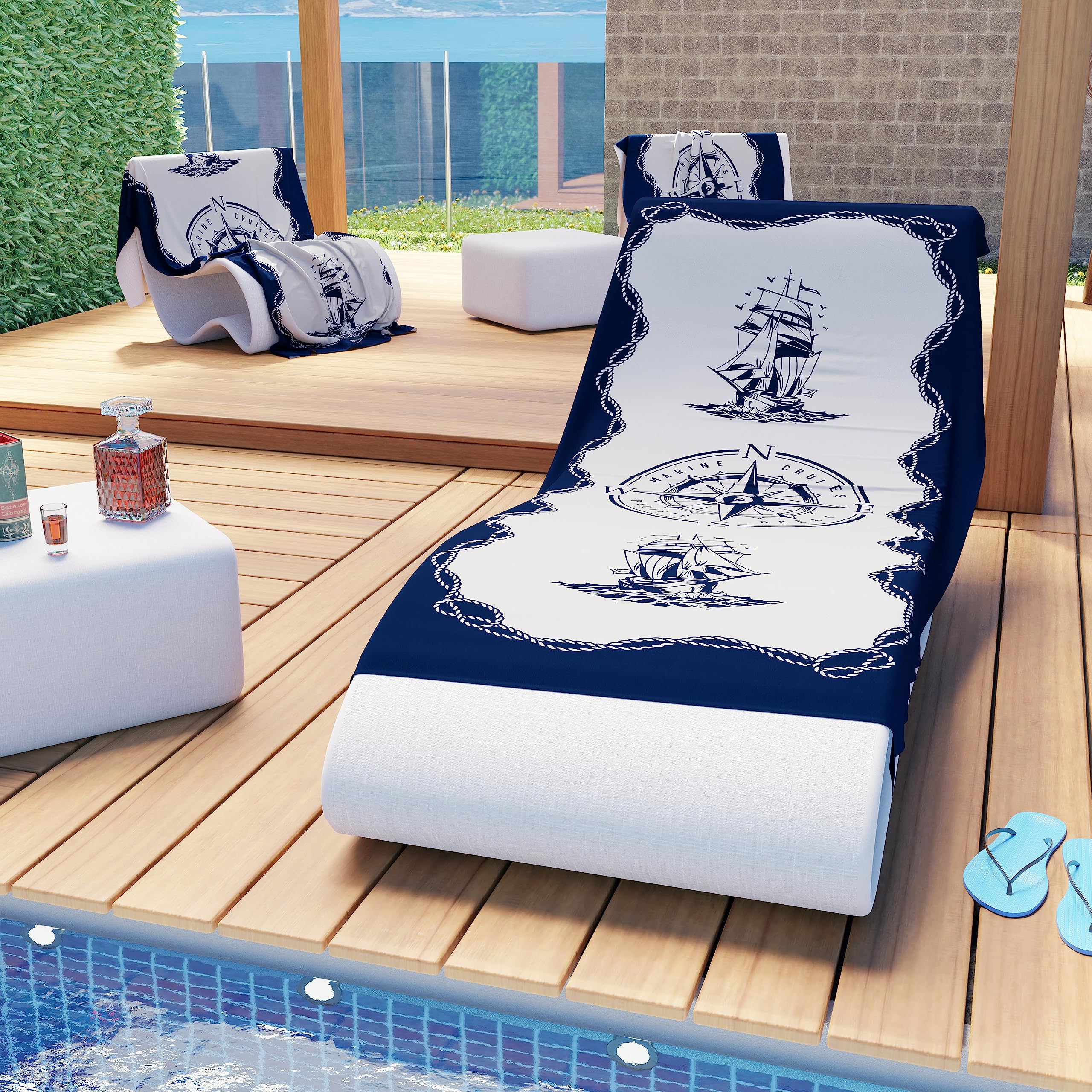 PETTI Artigiani Italiani, Microfibre Beach Towel, Beach or Pool Towel, Beach Towel, Beach Towel, Beach Towel - Image 2