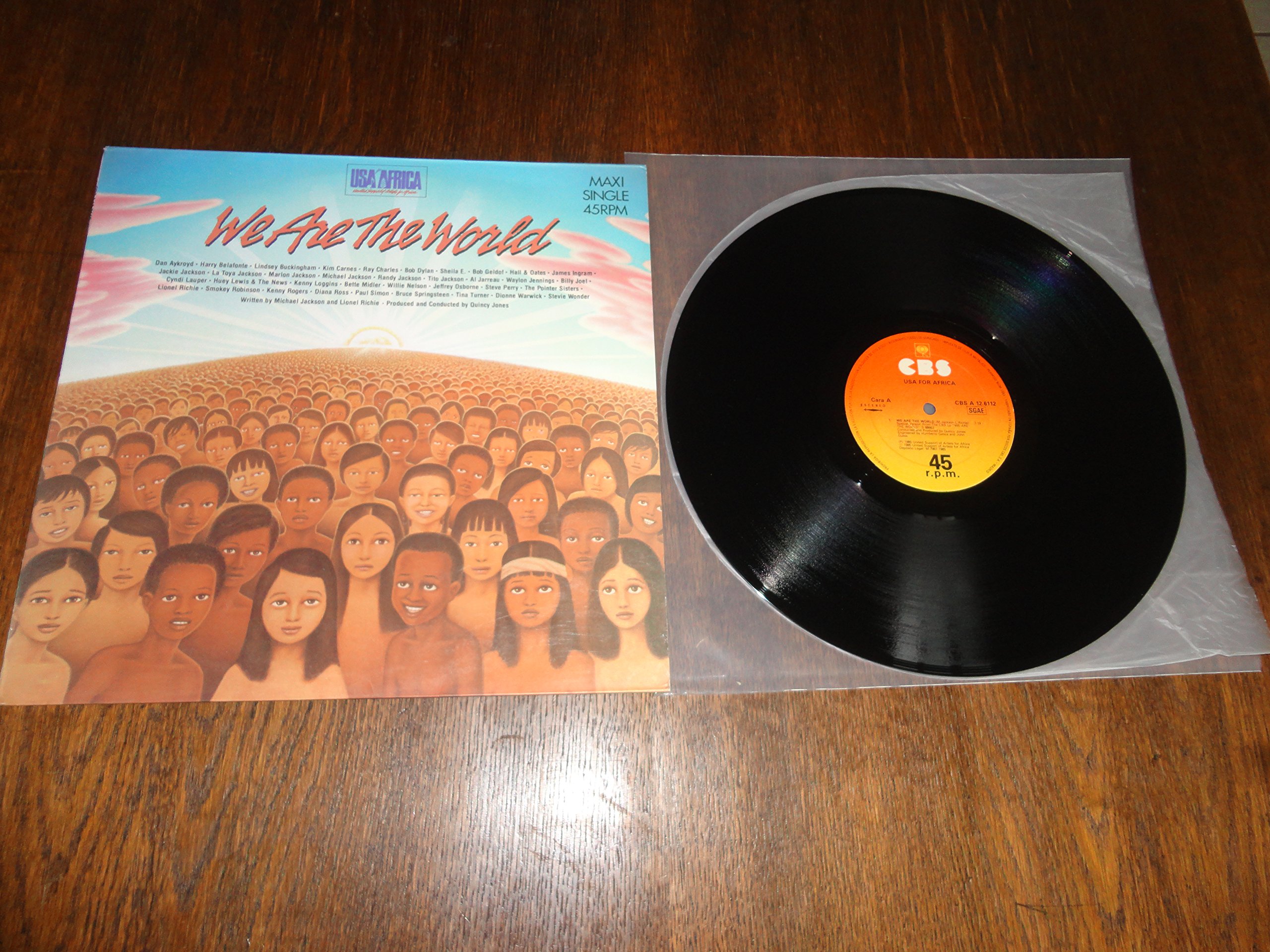 We Are The World 12インチシングル USA For Africa – We Are The World – Vinyl (12