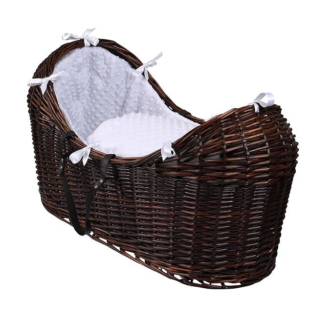 white noah pod moses basket