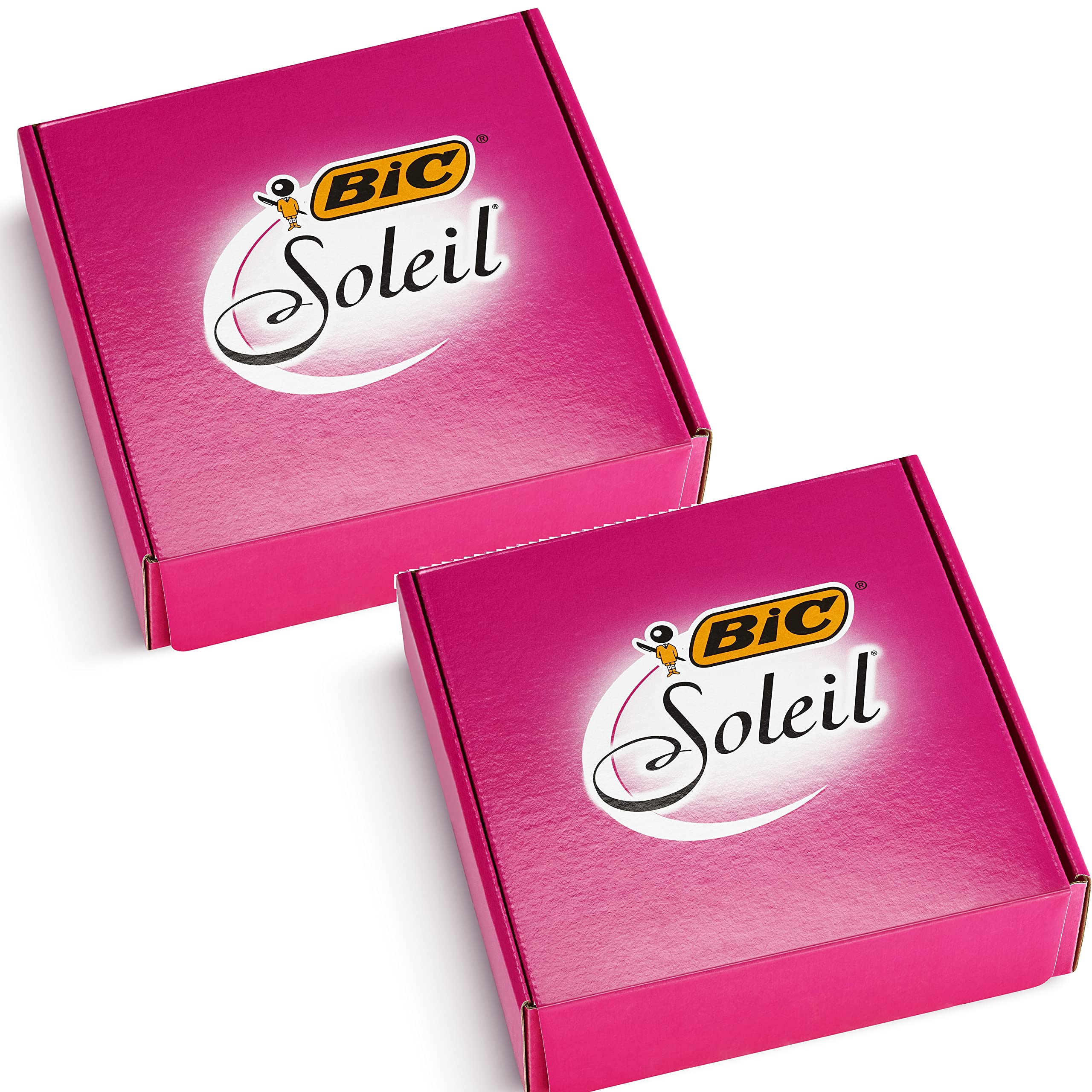 BIC Miss Soleil Sensitive Women's Razor, 2 x Pack of 10 Disposable Razors in 2 Colours, with Aloe Vera & Vitamin E for a Gentle Shave