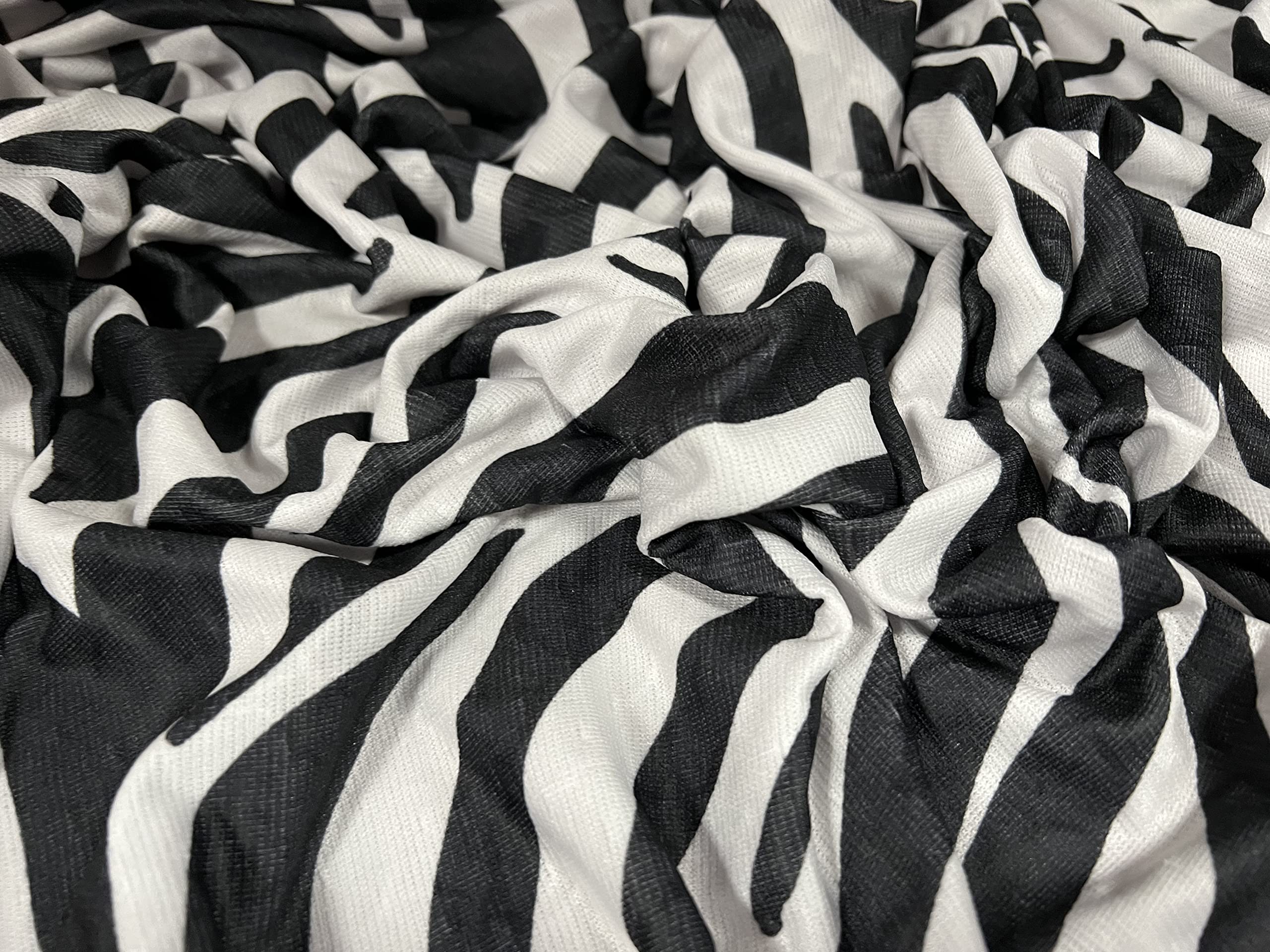 Dekostoff Mit Zebra-Motiv – Leinen-Baumwoll-Mischung, 140 Cm Breit, Meterware Für Vorhänge & Näharbeiten