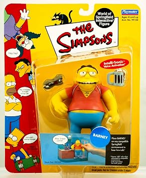 The Simpsons Wave 2 Action Figure Barney Gumble