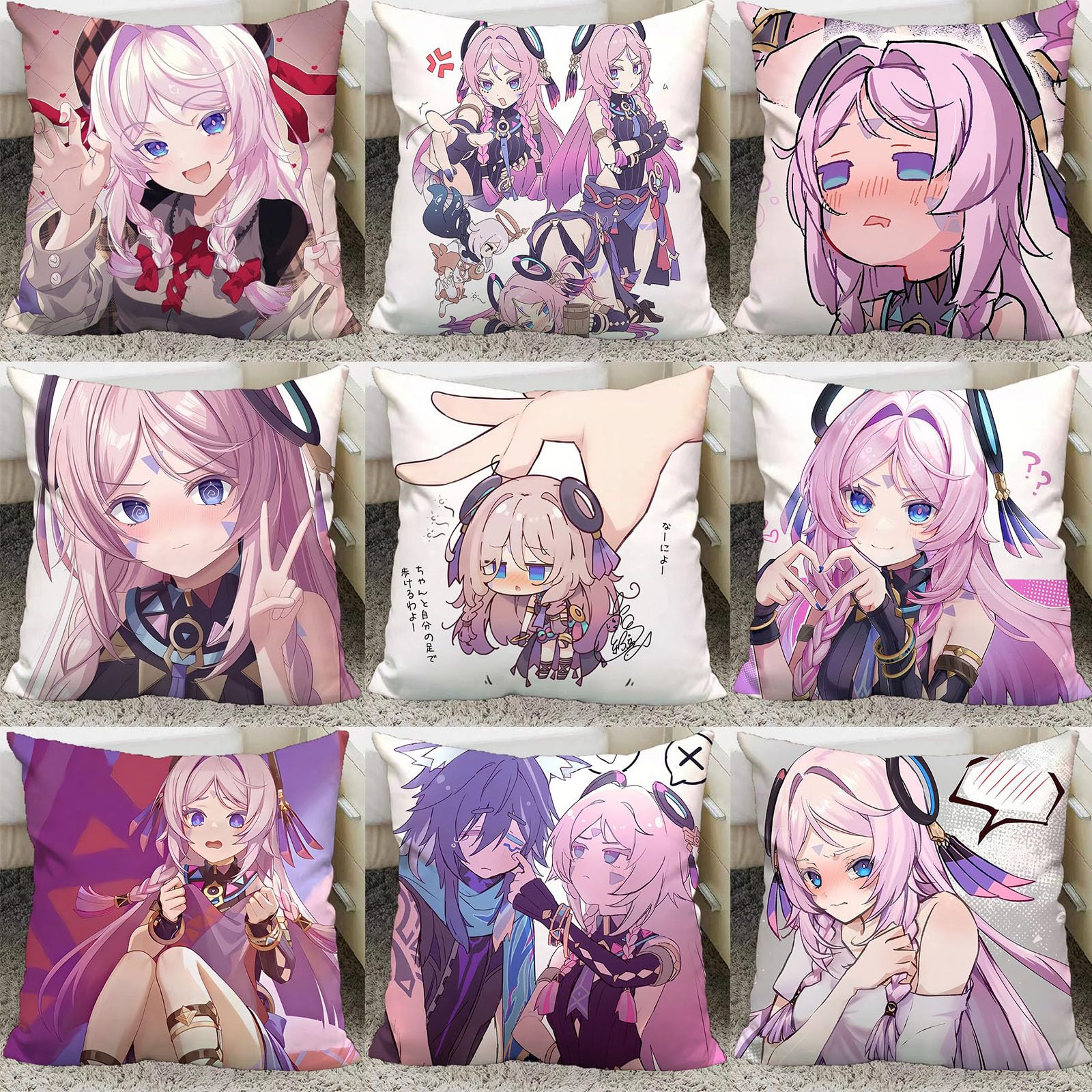 Amazon.co.jp: 原神 シトラリ 抱き枕 クッション ぬいぐるみ 40*40cm
