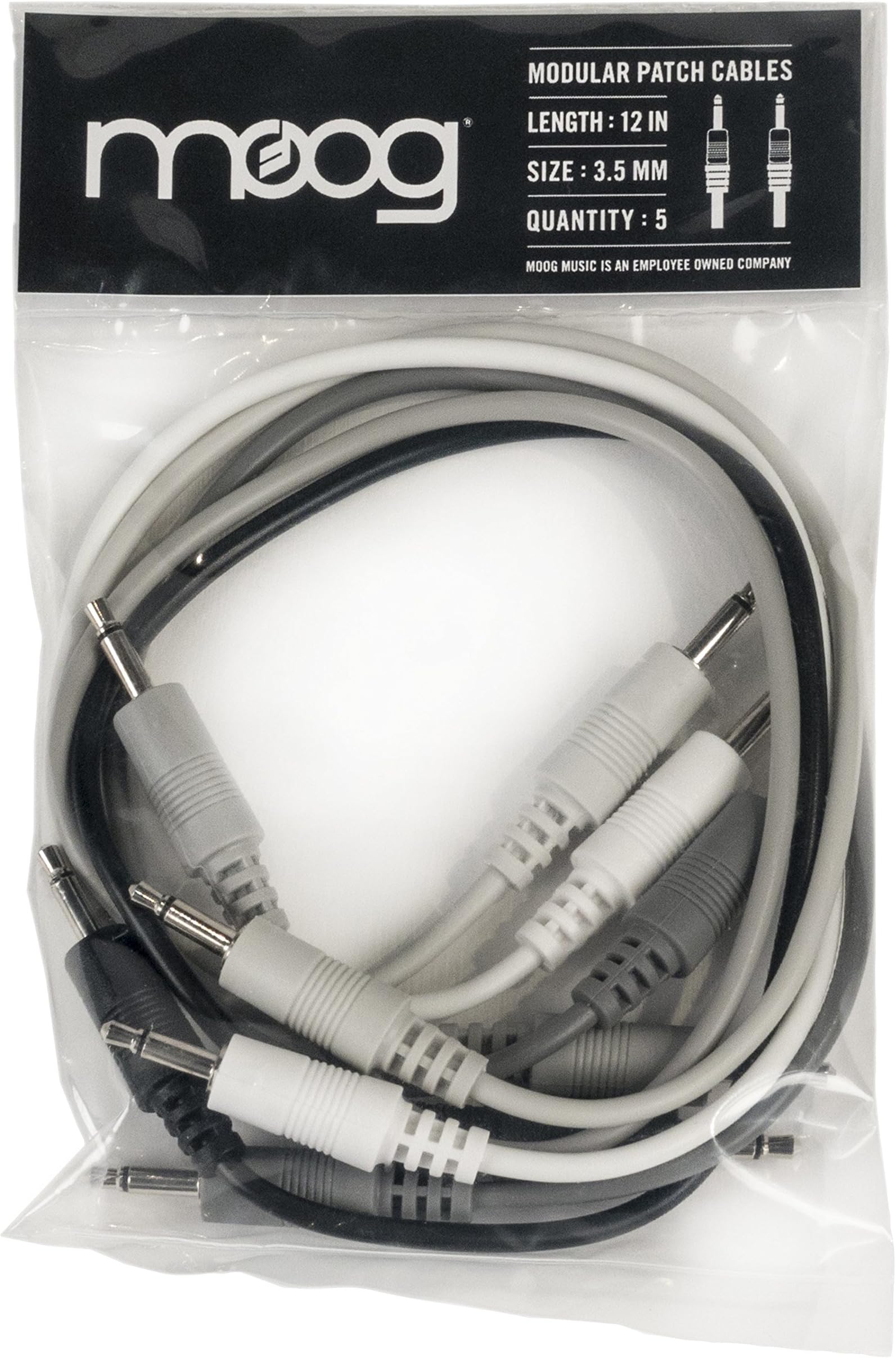 Moog 12" Modular Patch Cables