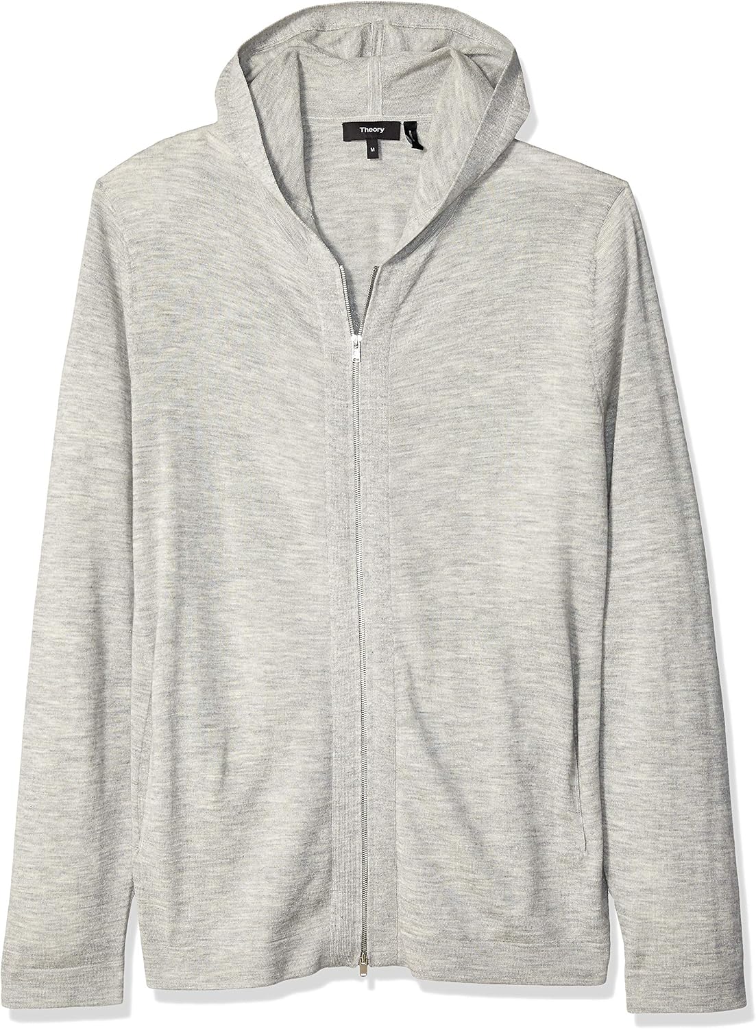 theory cropped cashmere hoodie