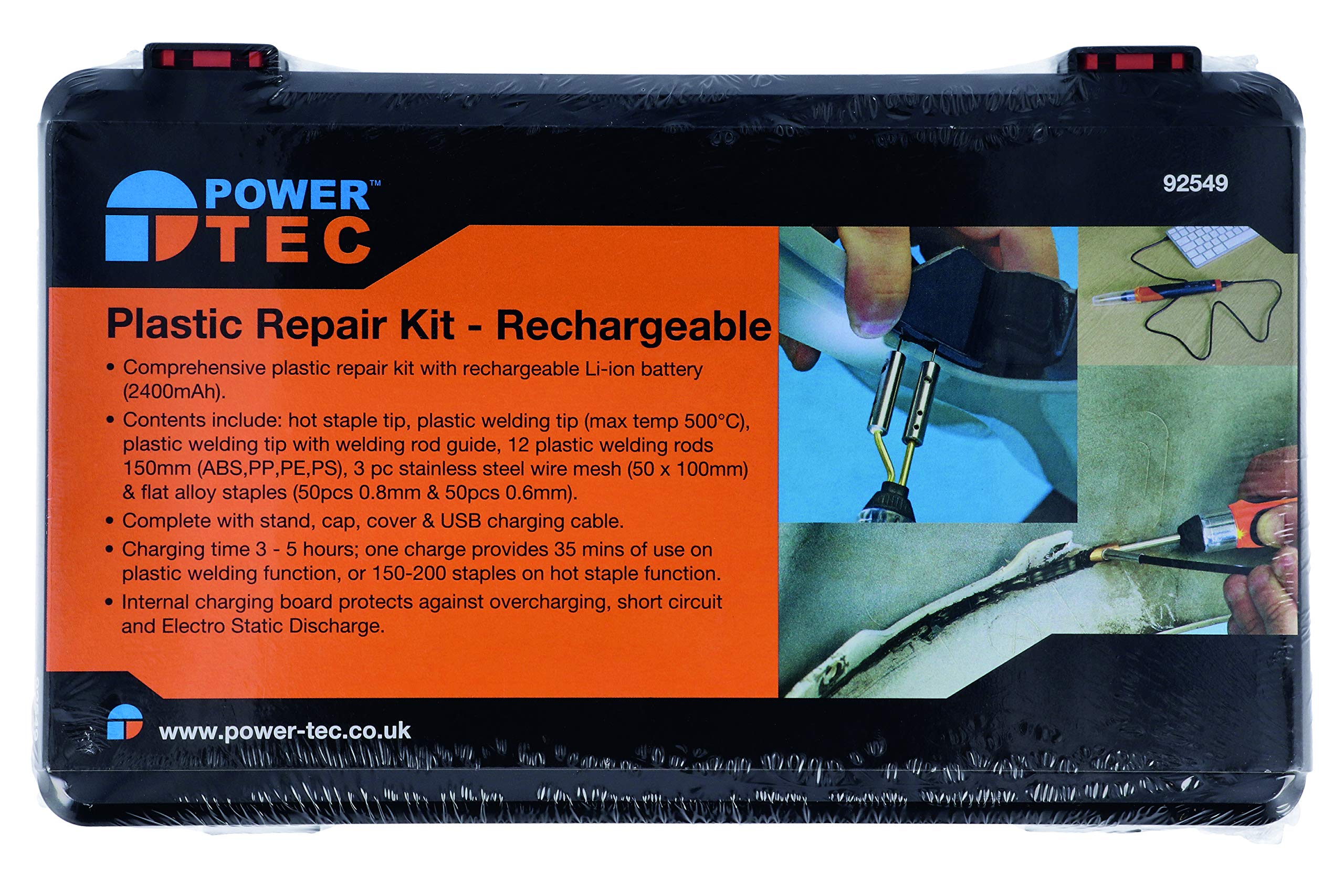 Power-TEC 92549 Plastic Repair Kit - Rechargeable