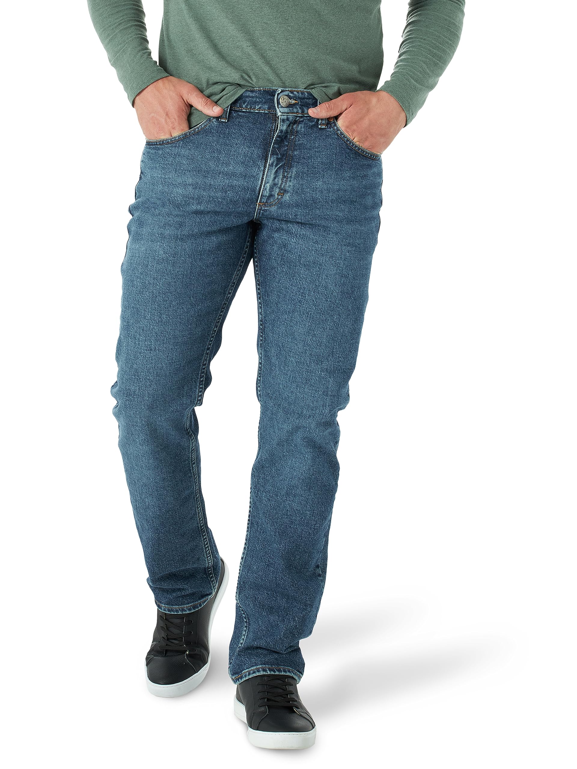 Lee – Groß, Legendary, gerade geschnittene Jeans für Herren, Revolution, 60W / 32L