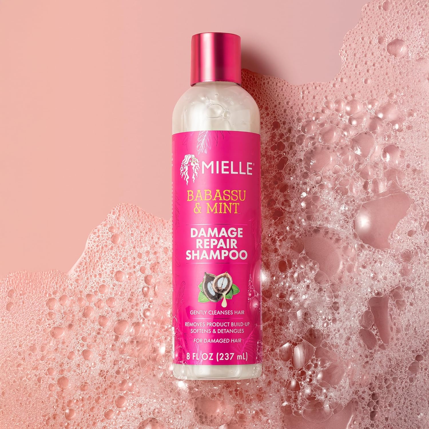 Babassu Mint Damage Repair Bundle - Shampoo, Deep Conditioner, Bond Treatment & Curly Cocktail Cream (4 Products)