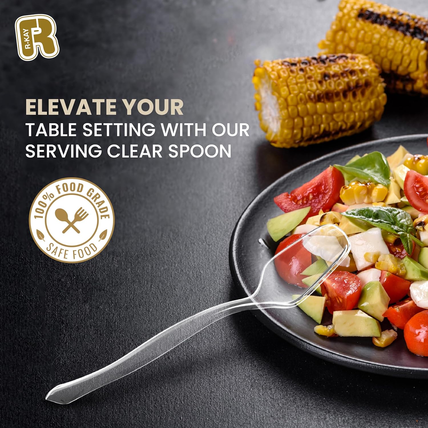 Plastic Serving Spoons For Buffet - Clear Plastic Serving Utensils For Hot