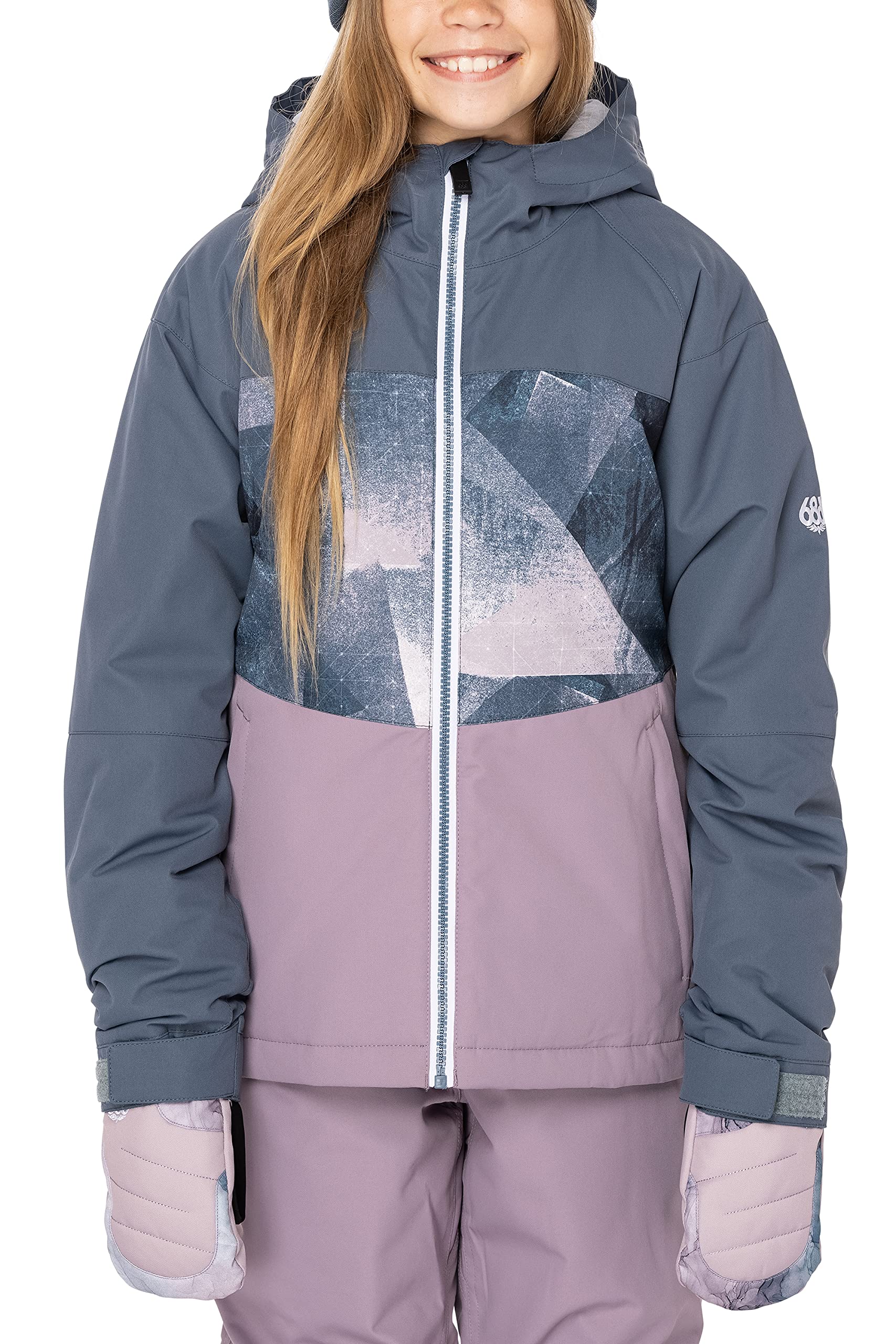 686Girl's Athena Jacket - Insulated Coat with 2-Layer Fabric Design, Modern Fit and Taped Seams - Water & Weather Resistant