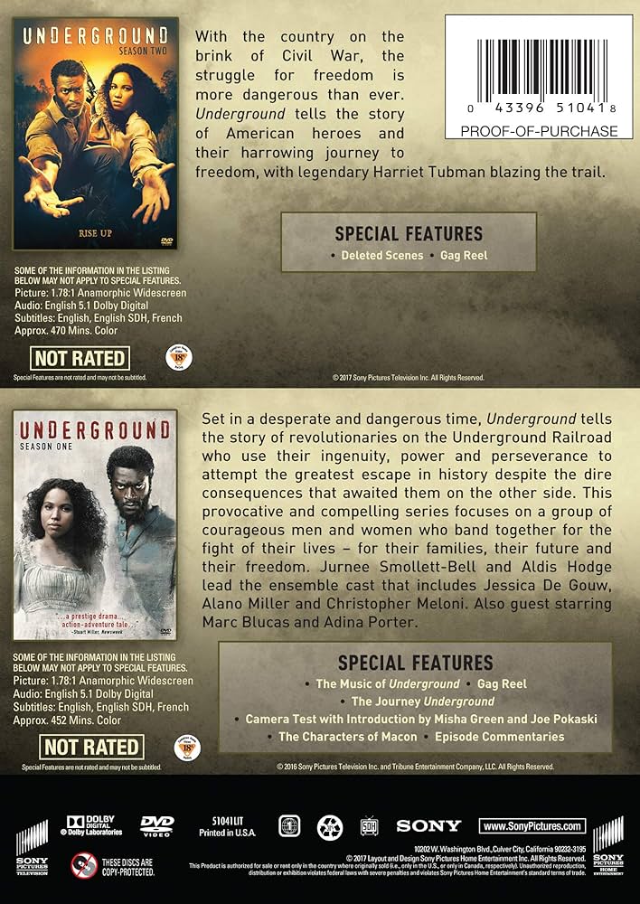 Underground: Season 1 & 2: Amazon.in: Aldis Hodge, Jessica