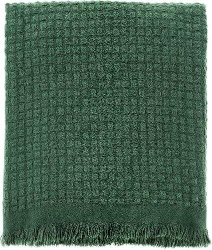 Miniatura 2 de CREVENT Manta de punto bohemio de granja para sofá, silla, cama, decoración del hogar, suave, cálida, acogedora, ligera para primavera, verano y