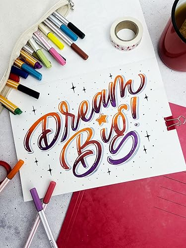 Miniatura 9 de STABILO Bolígrafo de punta de fibra premium con punta de pincel 68 pinceles ARTY - Paquete de 12 - Colores surtidos