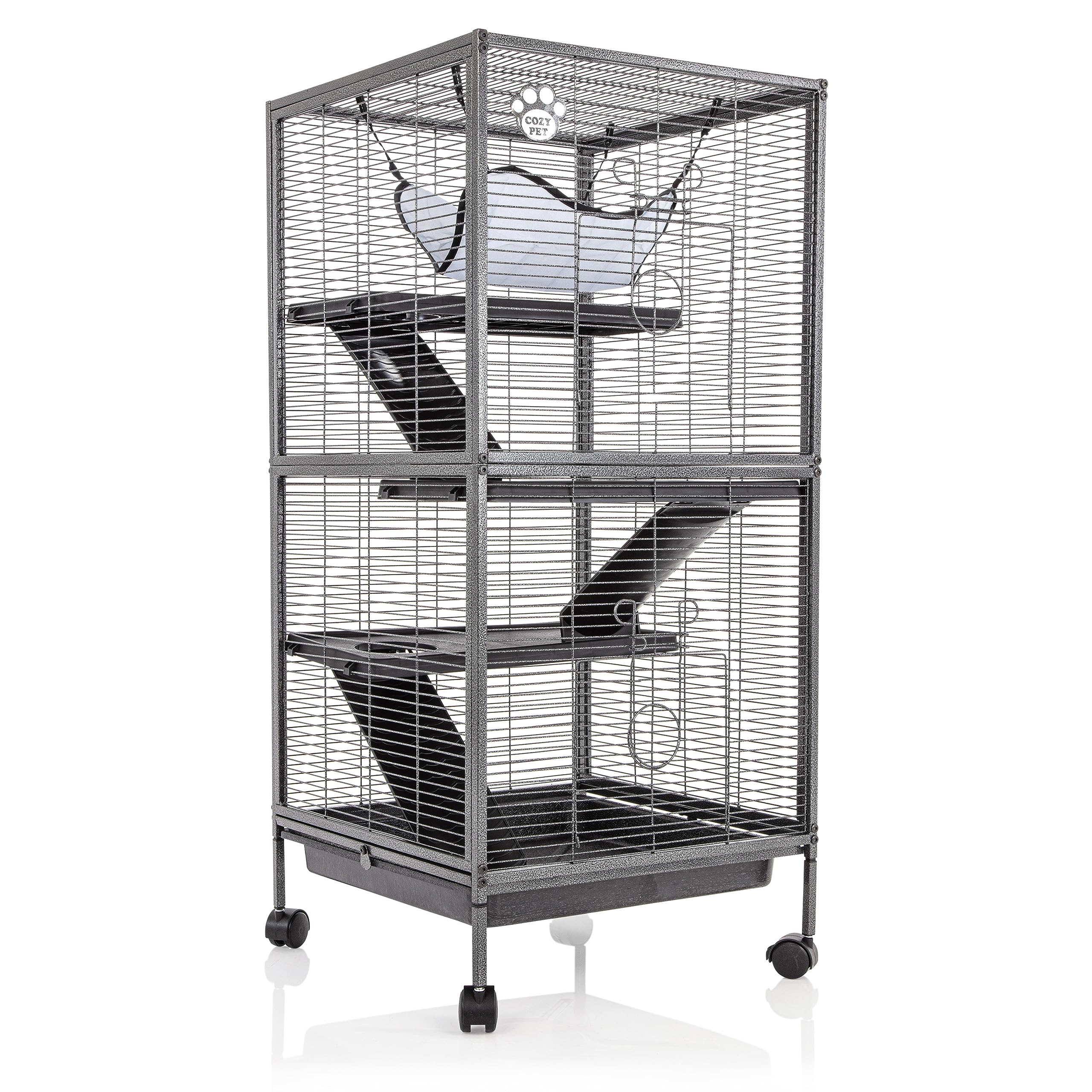 Rodent Cage by Cozy Pet 11mm Bar Spacing for Rat, Ferret, Chinchilla, Degu  or other Small Pets, Rodent Cage RC06