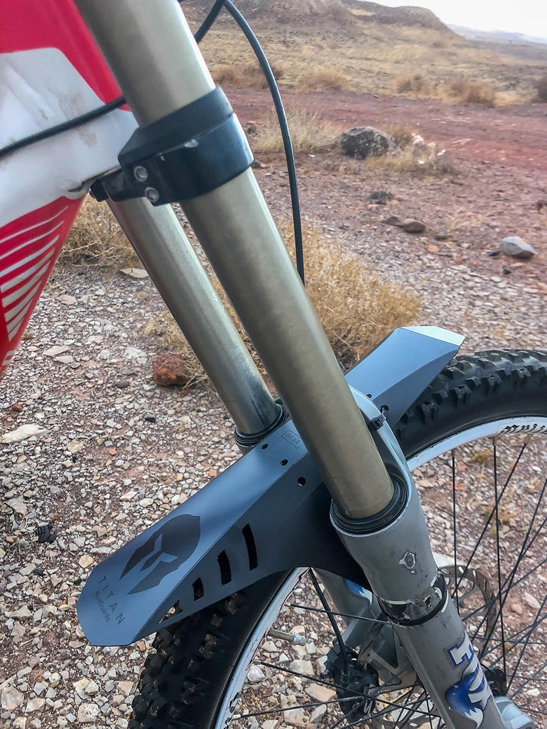 Mountain Bike Fender Mud Guard, Fits 26, 275, 29, Bike Fender, MTB Mud Guard, Bike Splash Guard, Kid Bike Fender, Dirt Jump Bike Guard