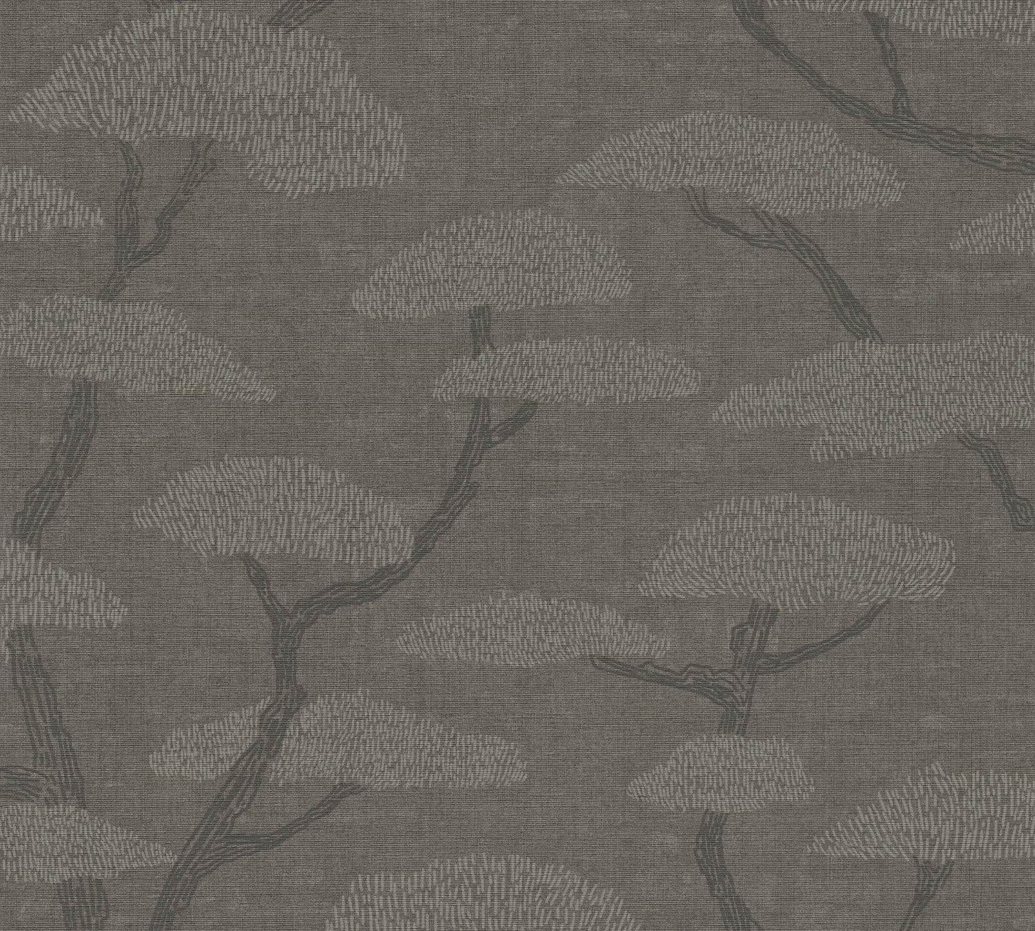 Papier peint motif forêt intissé pour masquer les imperfections murales
