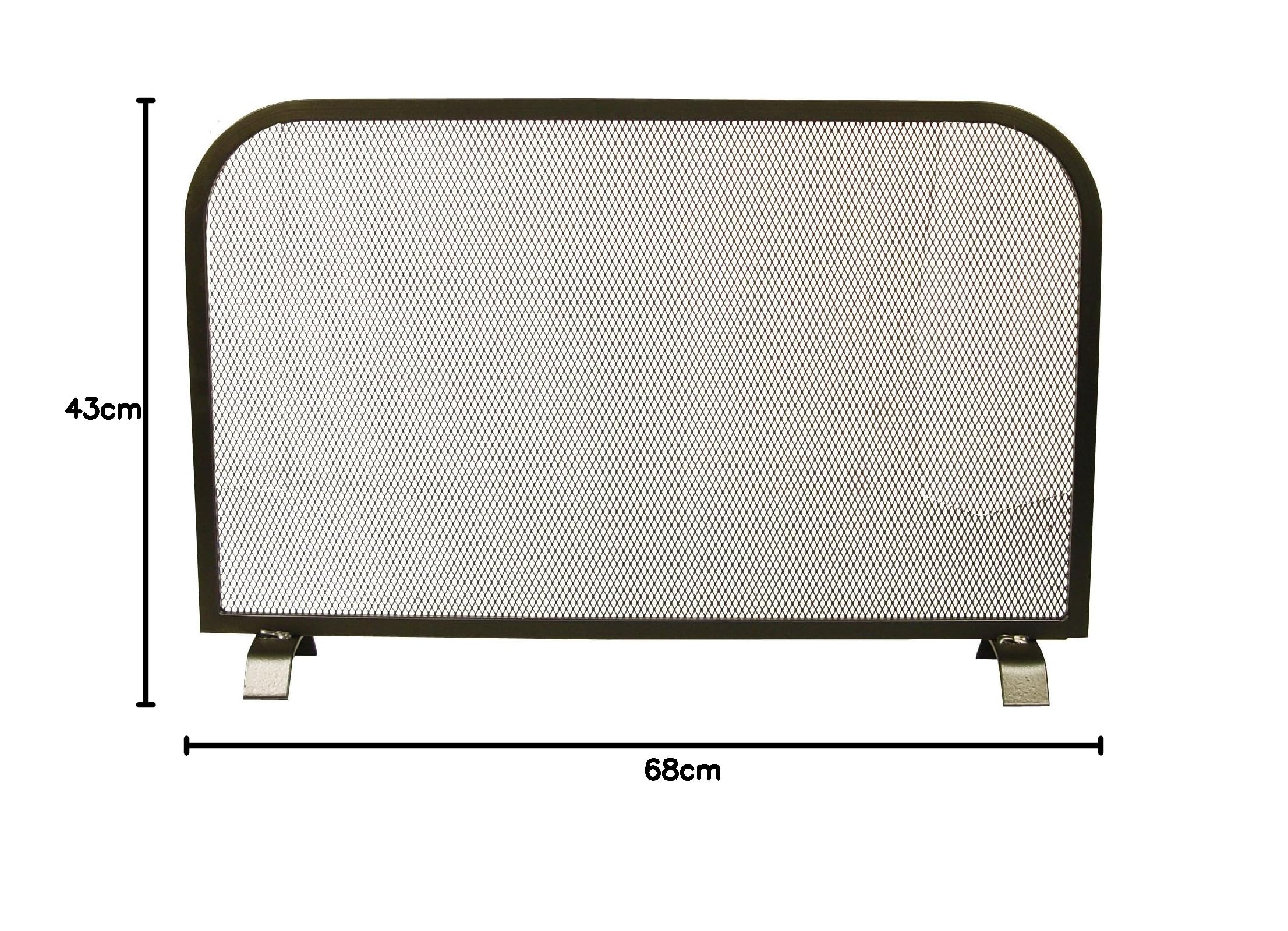 Imex El Zorro Feuerschutzgitter Simple 66,5 x 40 cm ab Sockel 43 cm schwarz 12201-N