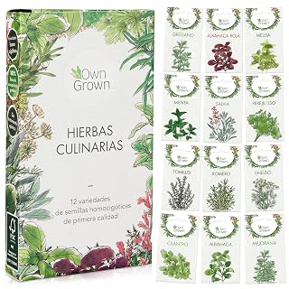 Kit Semillas Hierbas: 12 Variedades de Hierbas Aromáticas — OwnGrown