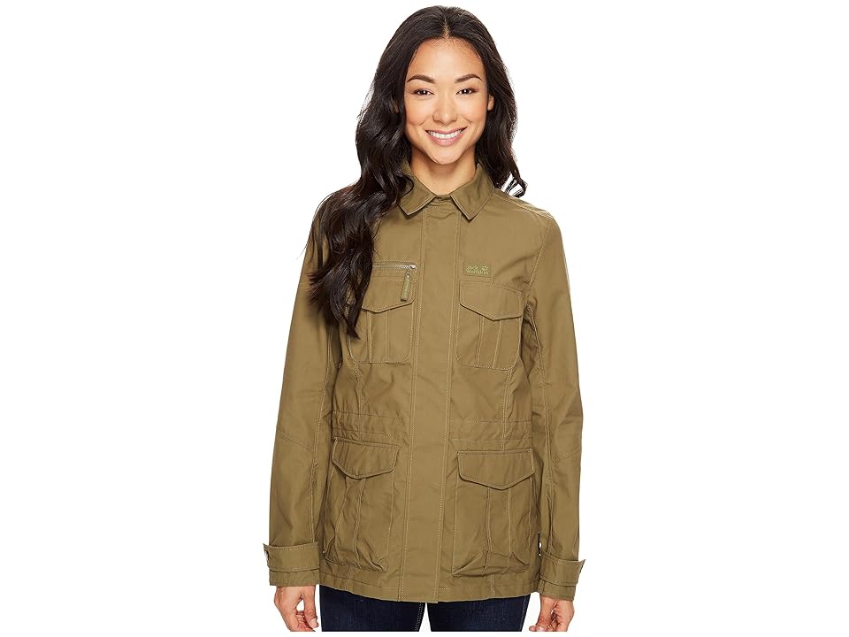 

Jack Wolfskin Rock View Jacket (Burnt Olive) Women's Coat