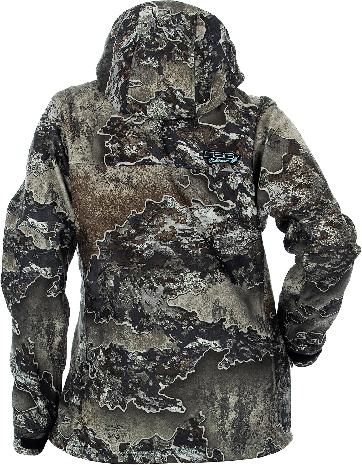 DSG Outerwear Women's Ava 3.0 3-in-1 Camouflage Hunting Jacket with Scent Control, Waterproof - Pockets & Removable Hood