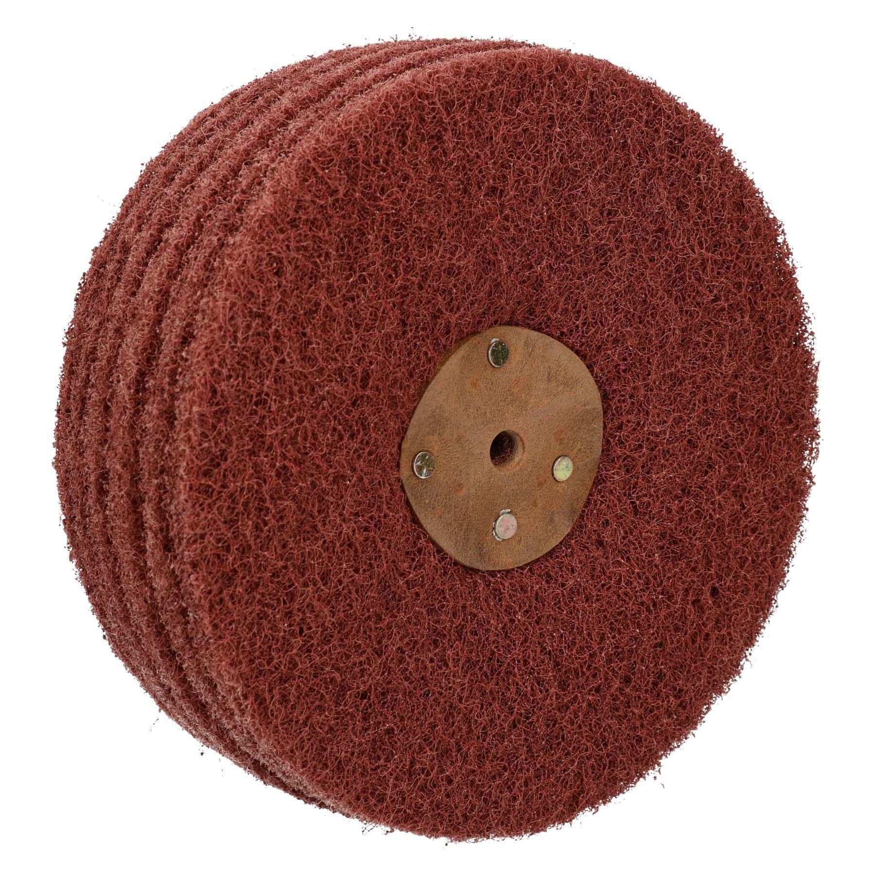 Coarse Abrasive Scotch Mop Rust Paint Removal Remover Polishing 8" x 6 Row