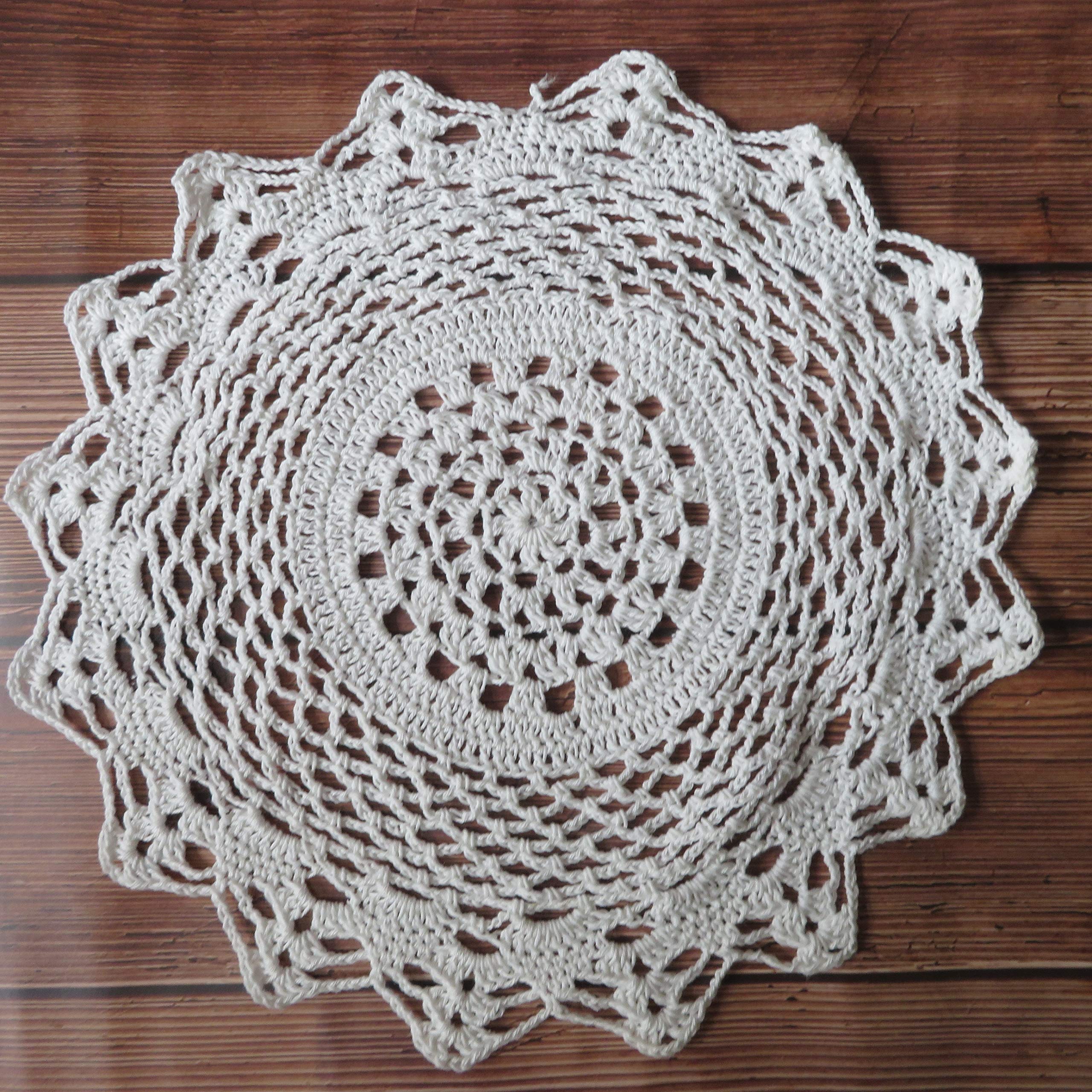 BSTKEY Confezione da 6 tovagliette in rattan naturale di alghe marine