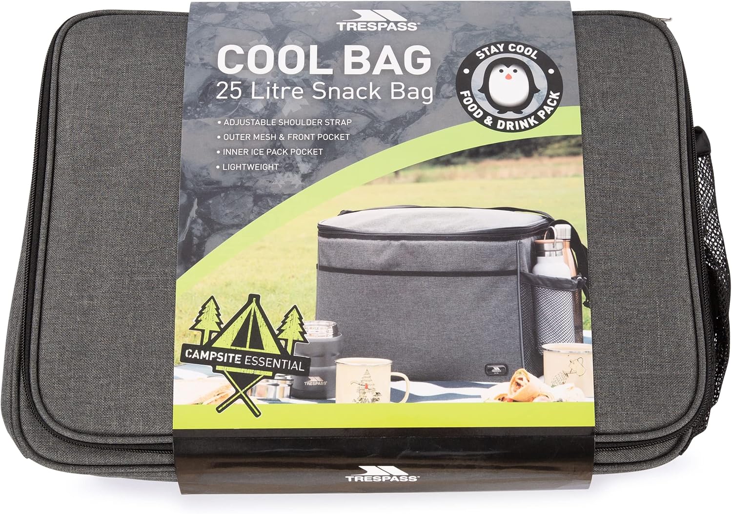 Trespass Nukool 3.9gal Striped Cooler Bag