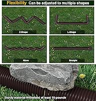 Vista 2 de Extensiones de bajante de canalón de lluvia, extensor de bajante para drenaje de agua de lluvia flexible, tubo de extensión de drenaje de boquilla