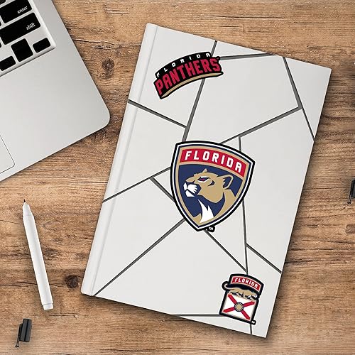 Miniatura 2 de FANMATS NHL - Juego de calcomanías unisex NHL de 3 piezas