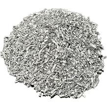 Aluminum Chop 5 Pound 5 Pound Aluminum Metal Shavings 99.9+% Pure by Unique Metals | Raw Aluminum Metal forfor Various Crafting, DIY Projects, and Metalworking Applications |